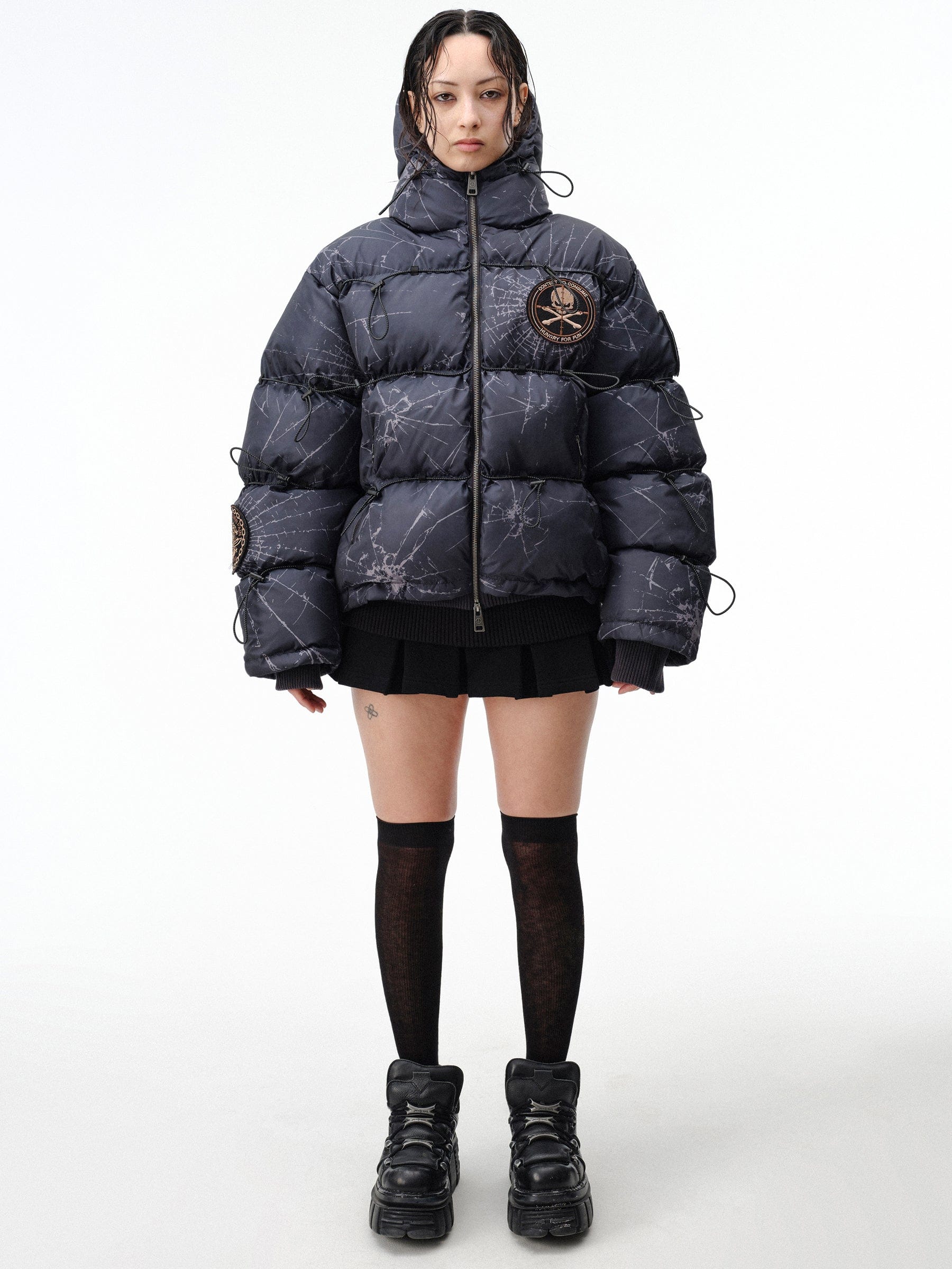 DROP DEAD - CRASH OUT Prowler Puffer Jacket