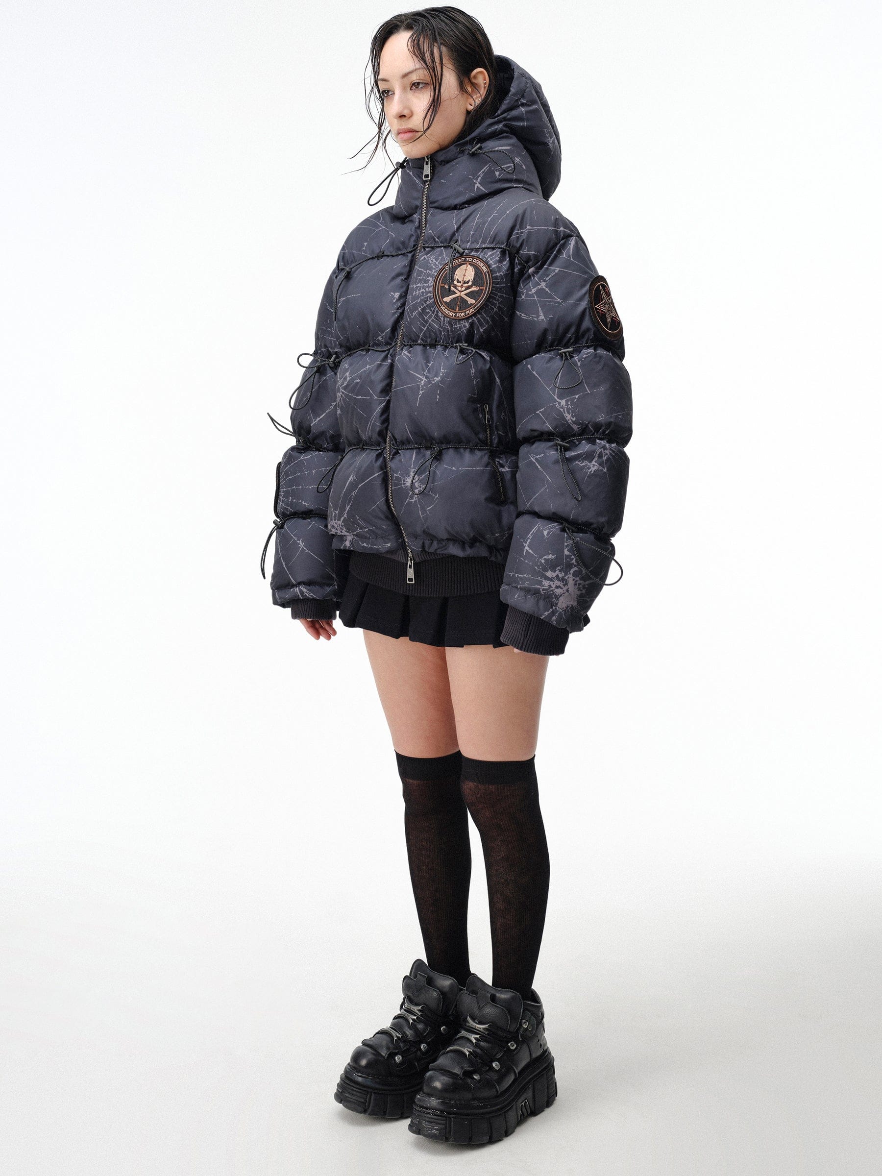 DROP DEAD - CRASH OUT Prowler Puffer Jacket