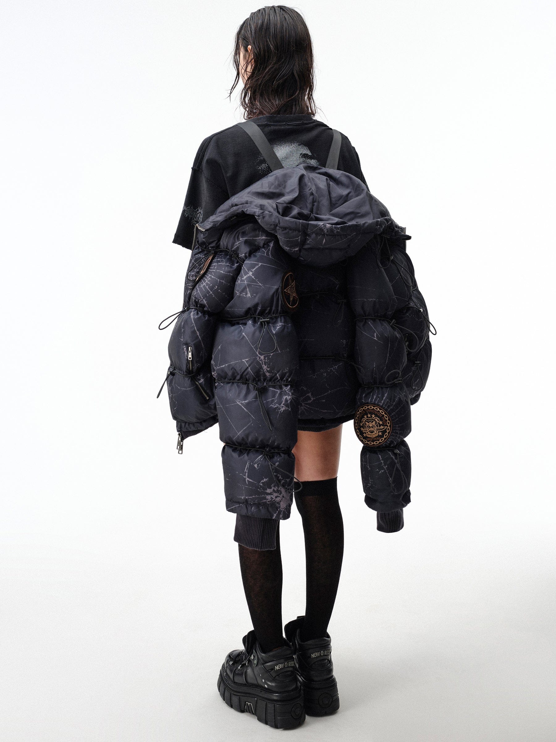 DROP DEAD - CRASH OUT Prowler Puffer Jacket