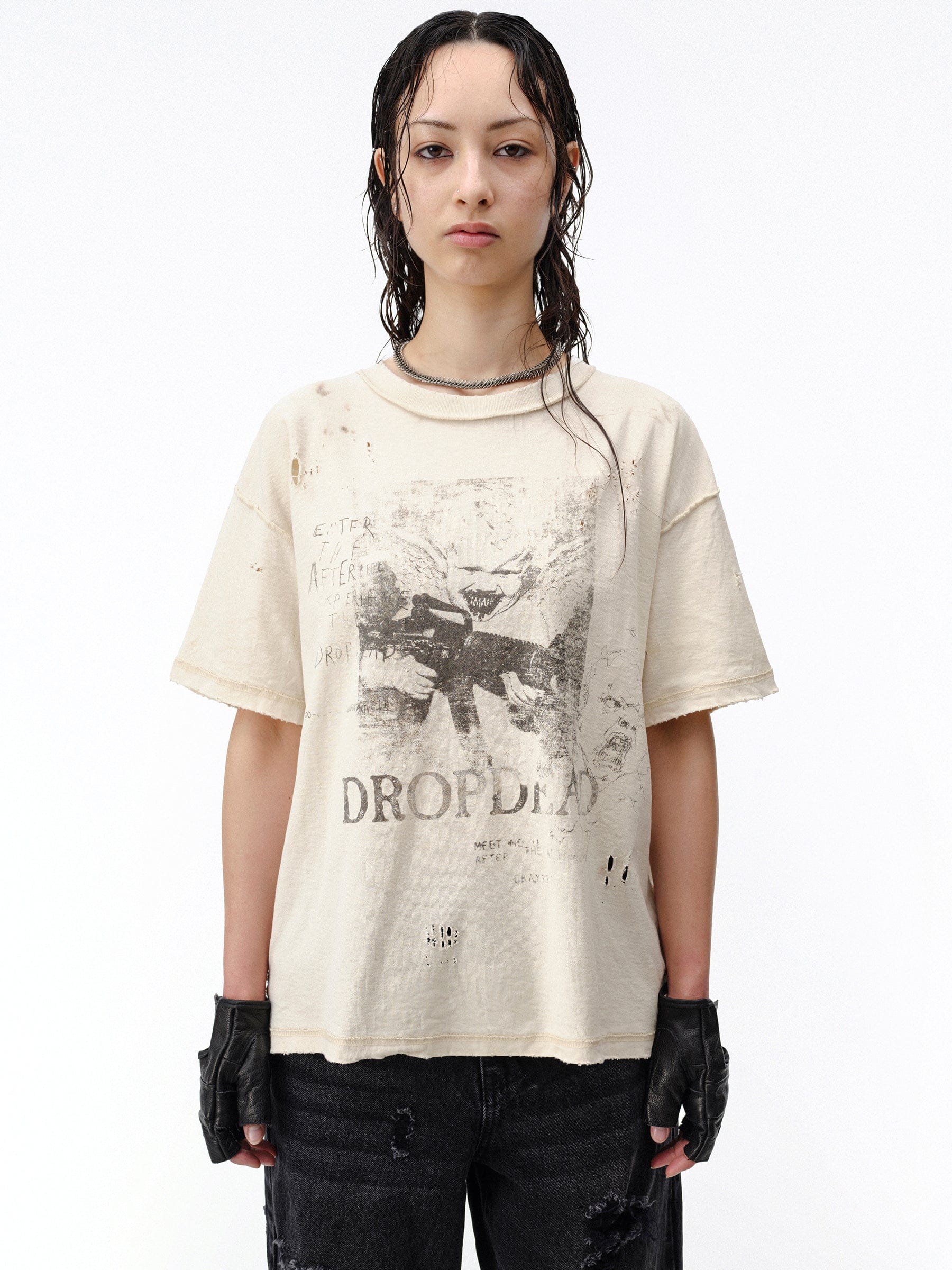 DROP DEAD - CRASH OUT Sacred Insanity Boxy T-Shirt