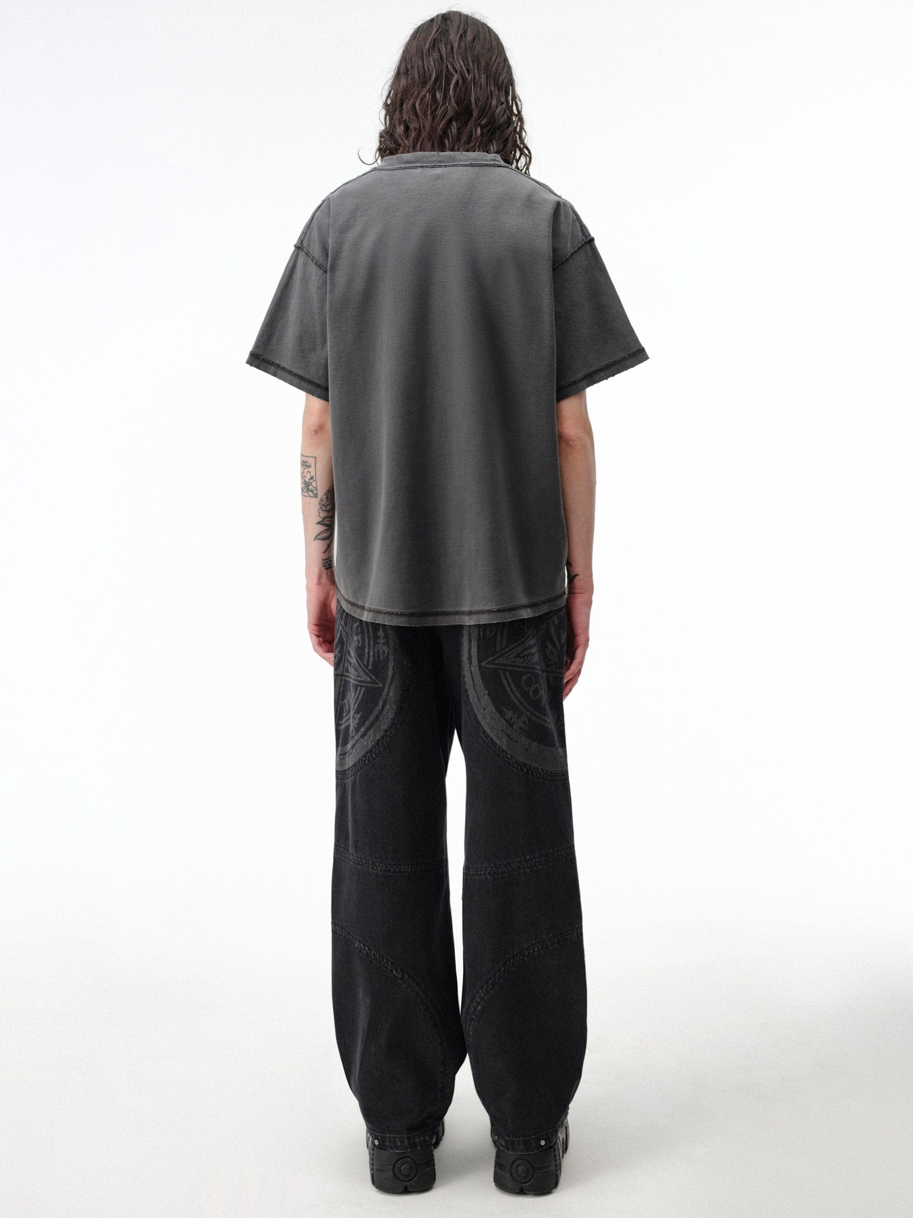 DROP DEAD - CRASH OUT Stacked Boxy T-shirt