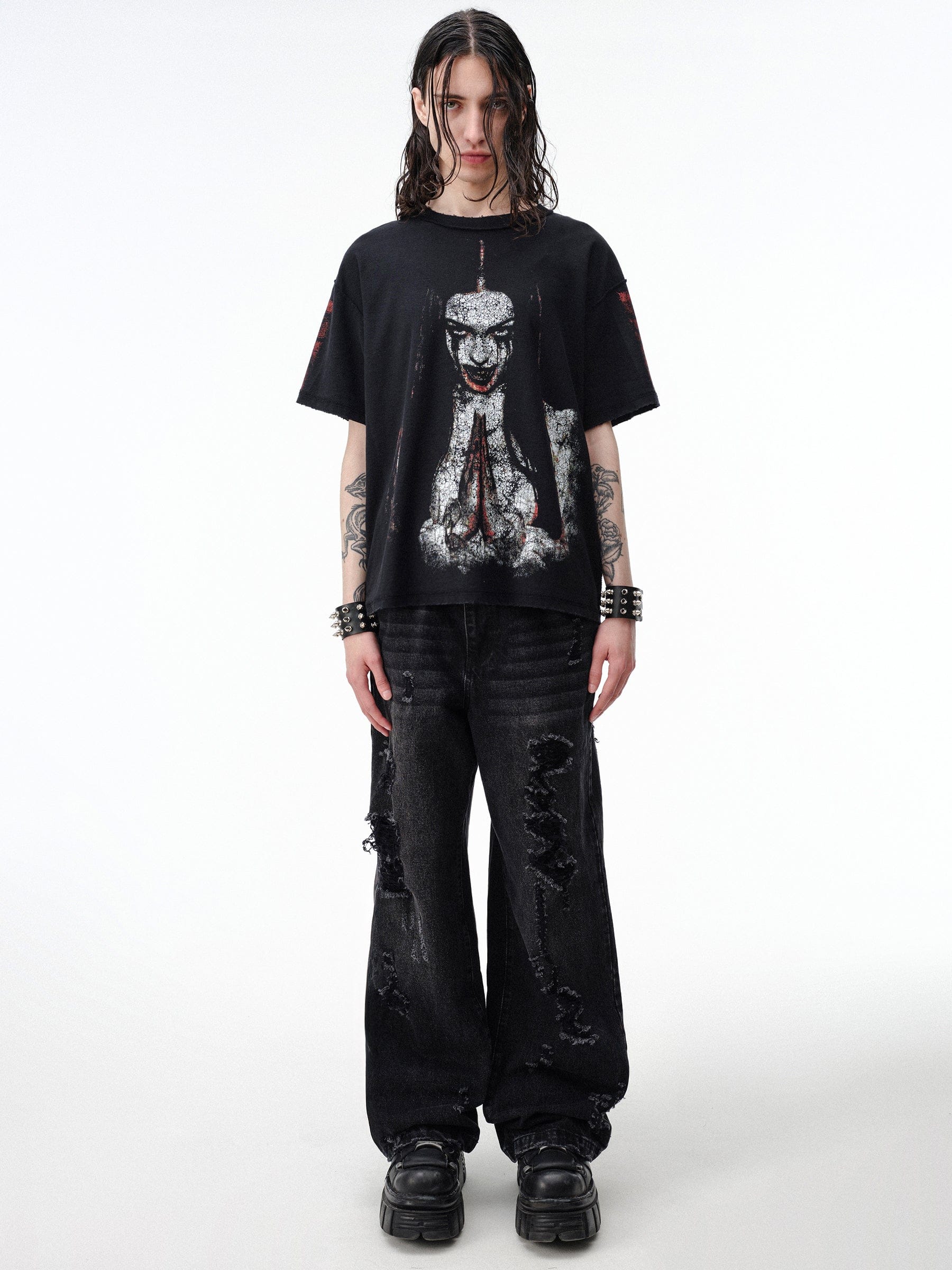 DROP DEAD - CRASH OUT Prey Boxy T-Shirt