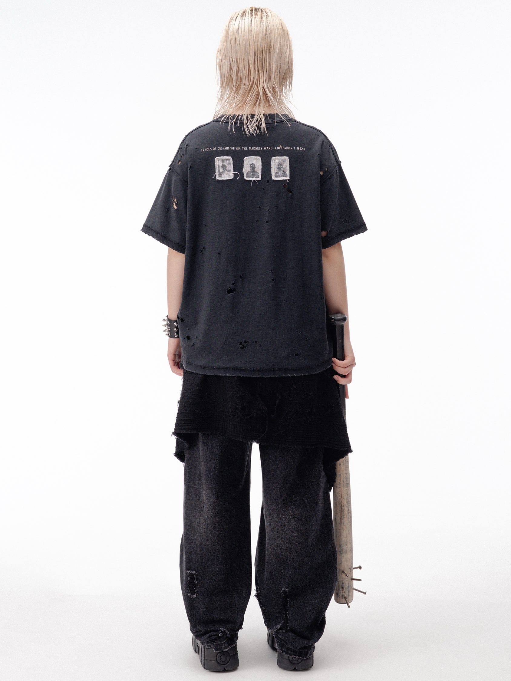 DROP DEAD - MORBID CURIOSITY C0D3D Wrap Skirt