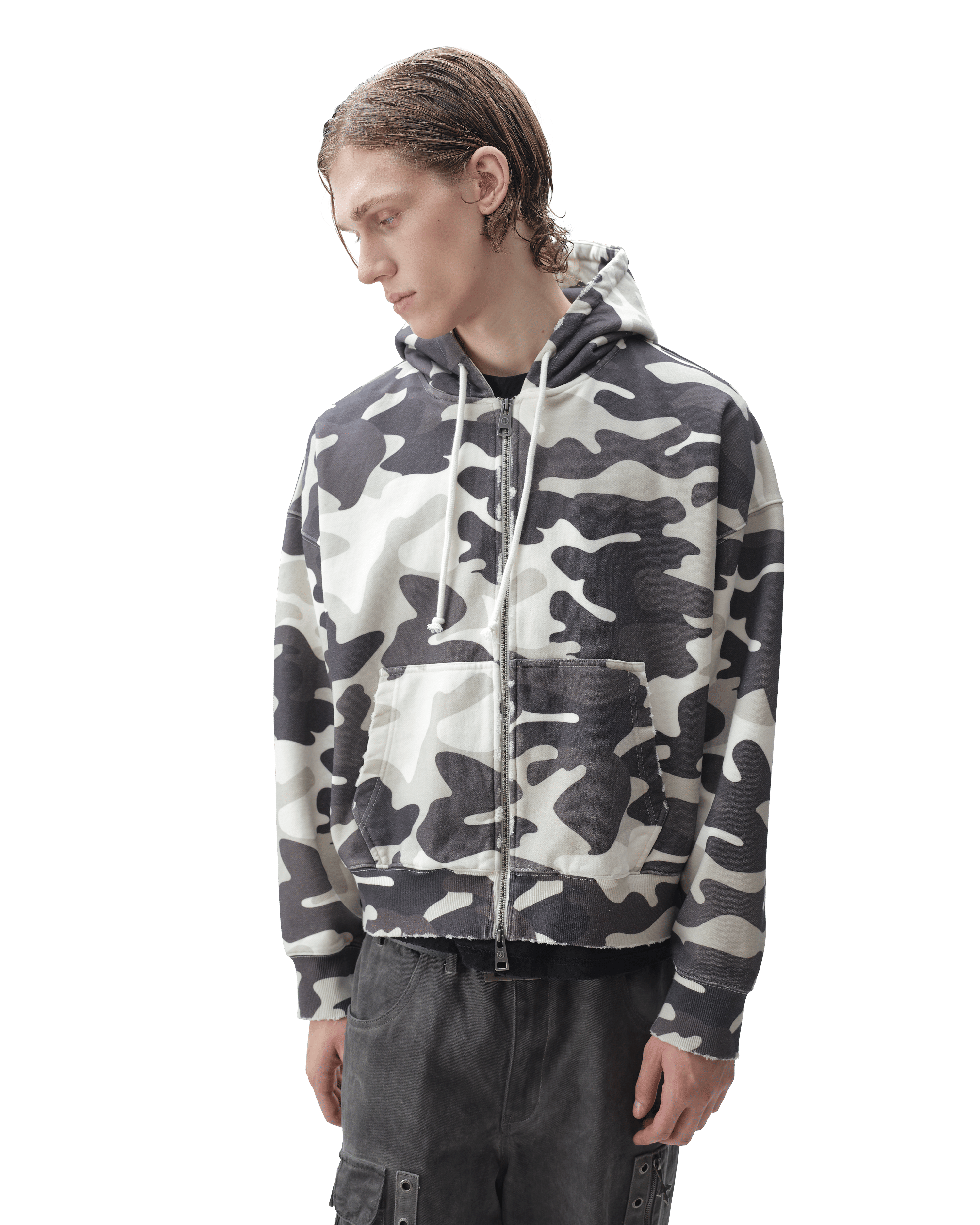 DROP DEAD - MORBID CURIOSITY Snowjob Zip-Up Hoodie