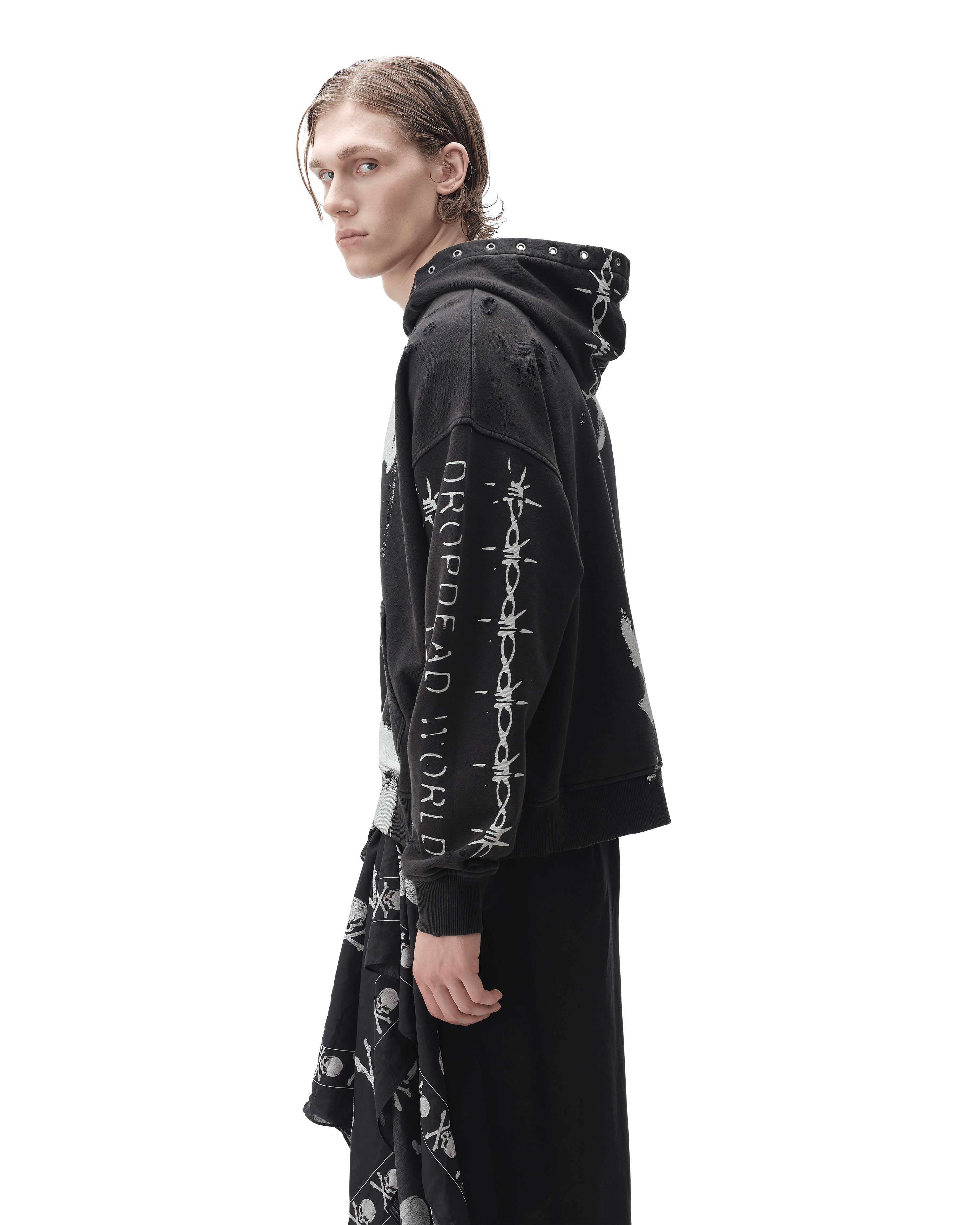 DROP DEAD - MORBID CURIOSITY Obscure Zip-Up Hoodie