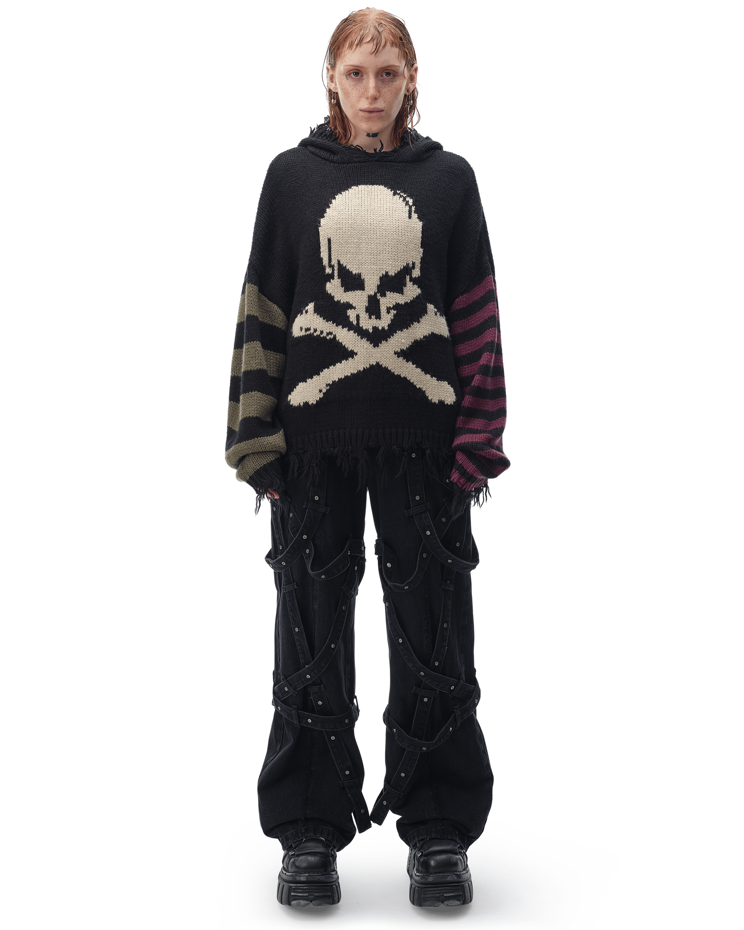 DROP DEAD - MORBID CURIOSITY Scene 1 Knitted Hoodie
