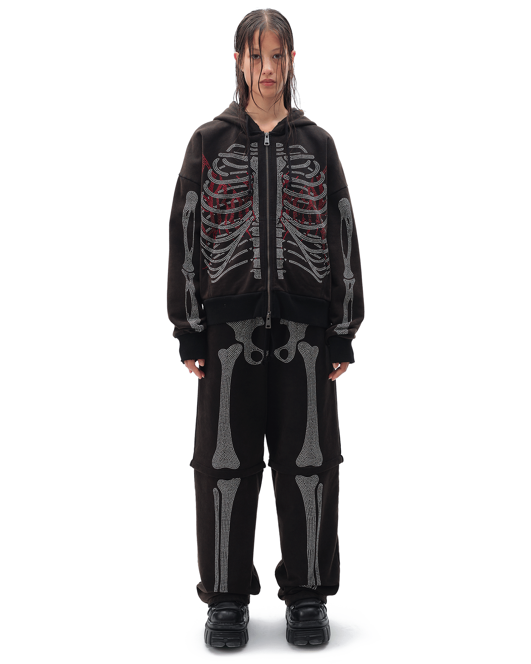 DROP DEAD - MORBID CURIOSITY Dem Bones Sweatpants
