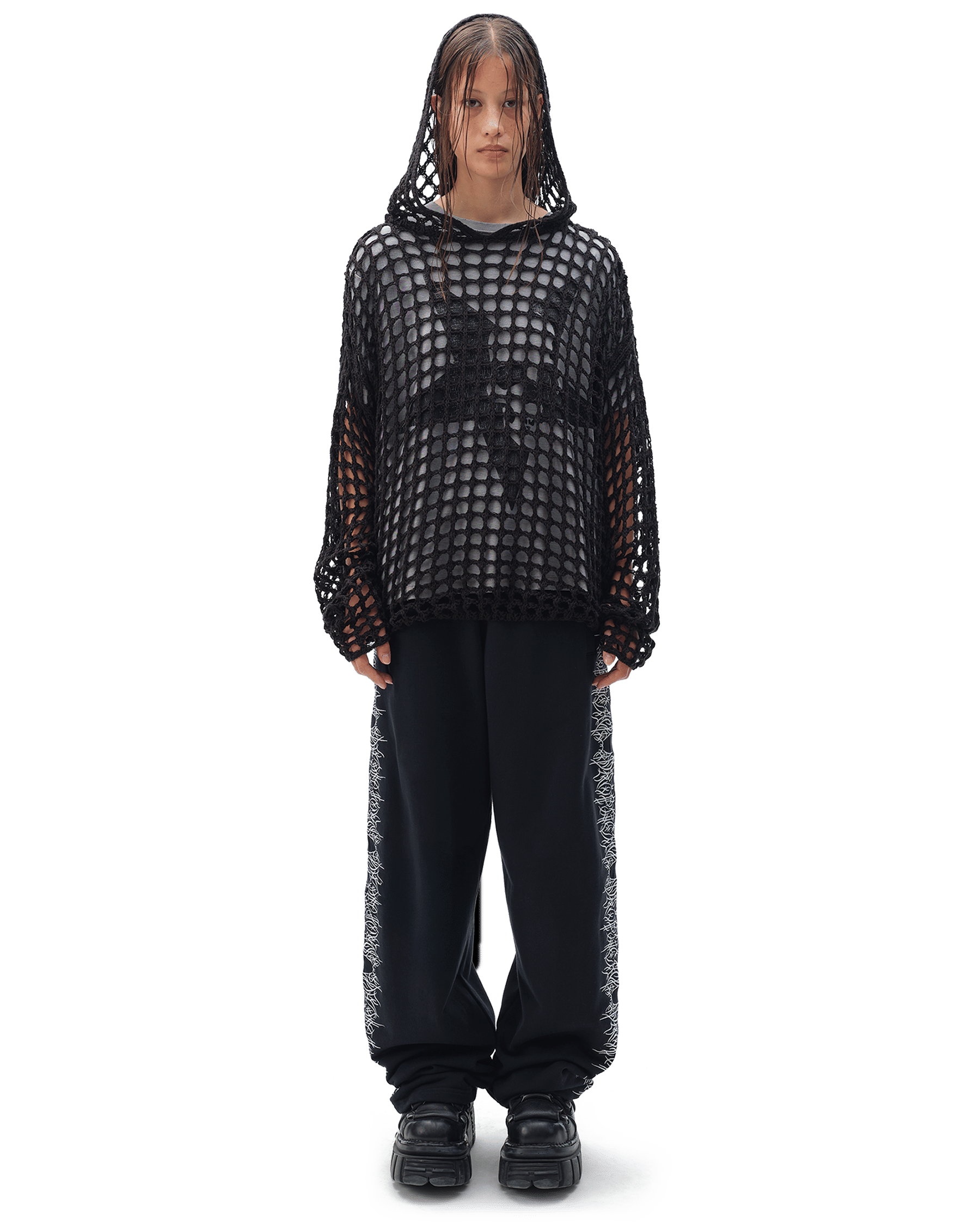DROP DEAD - MORBID CURIOSITY Session Knitted Hoodie