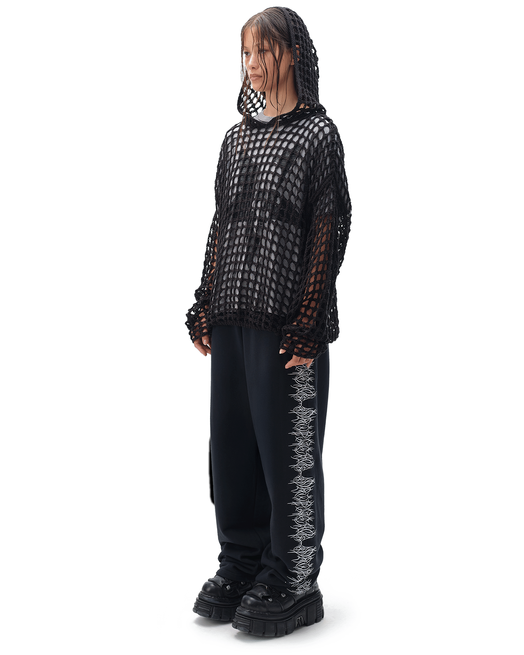 DROP DEAD - MORBID CURIOSITY Session Knitted Hoodie