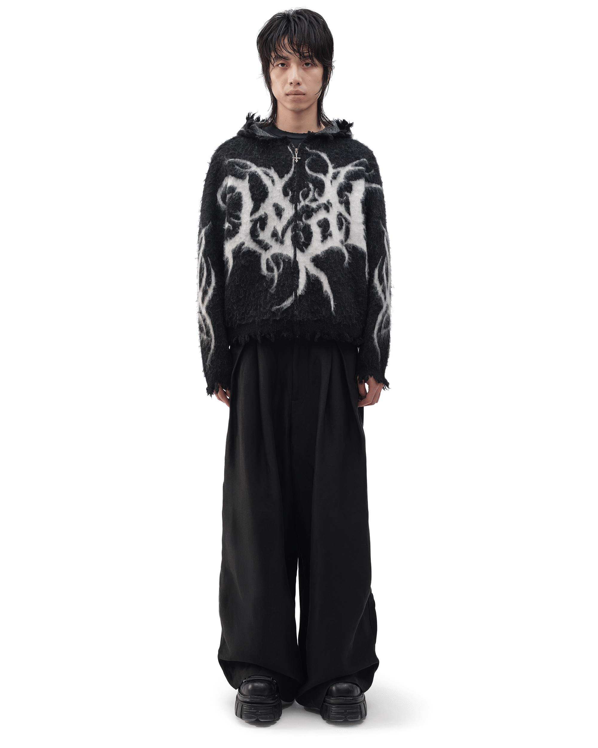 DROP DEAD - MORBID CURIOSITY Aether Knit Hoodie
