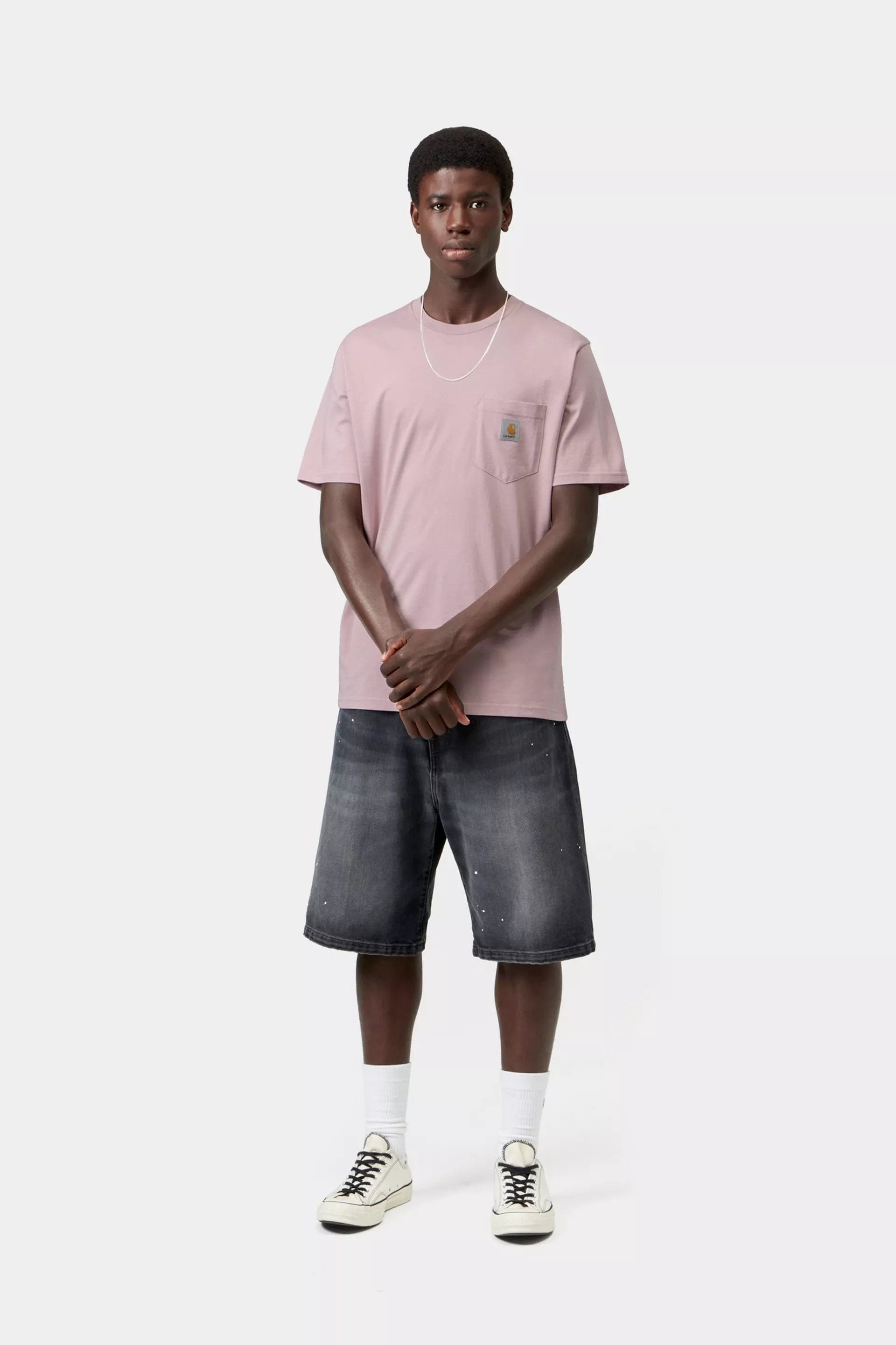 Carhartt WIP Pocket T-Shirt - Hortensia