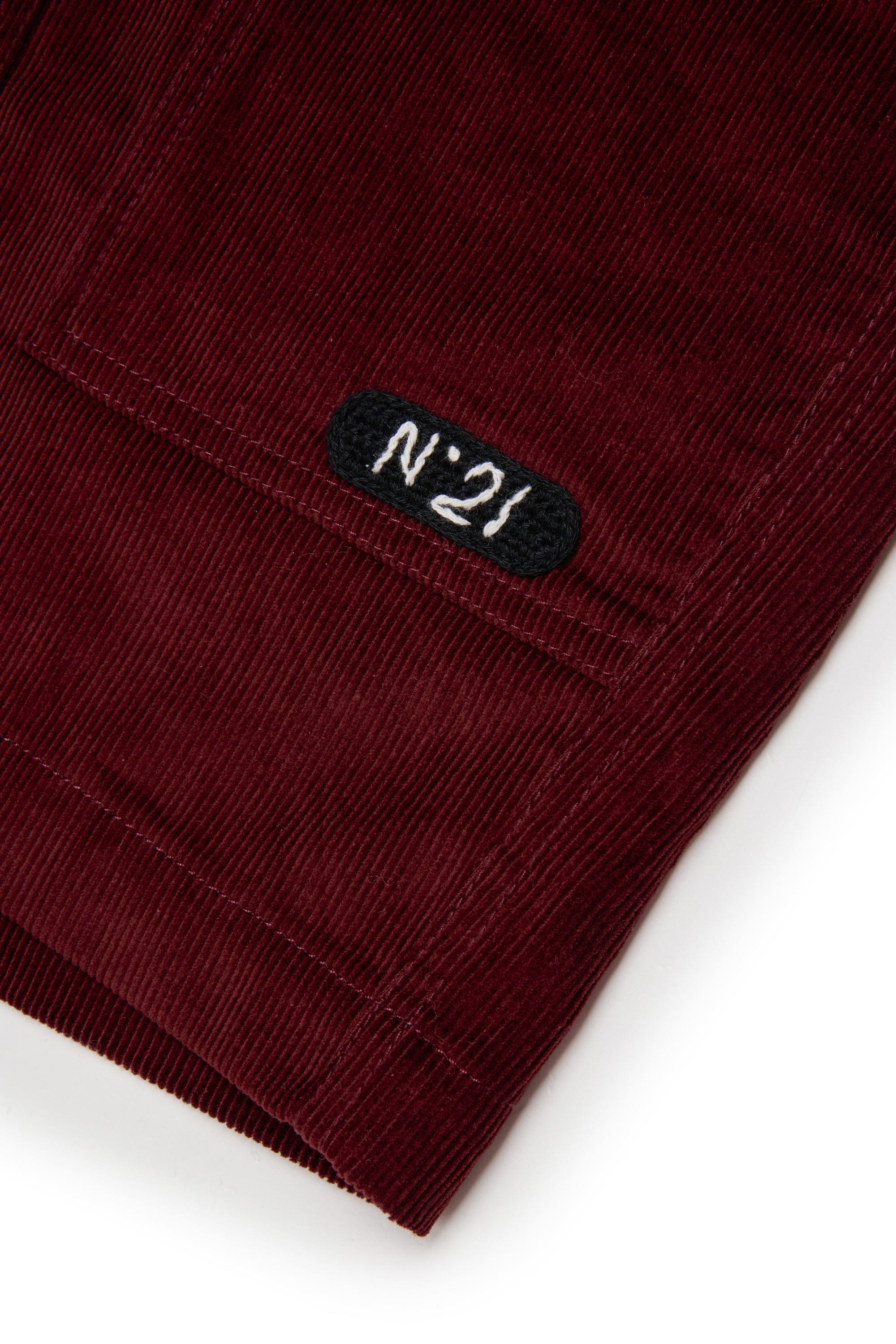 N21 PENCIL SKIRT IN VELLUTO A COSTE
