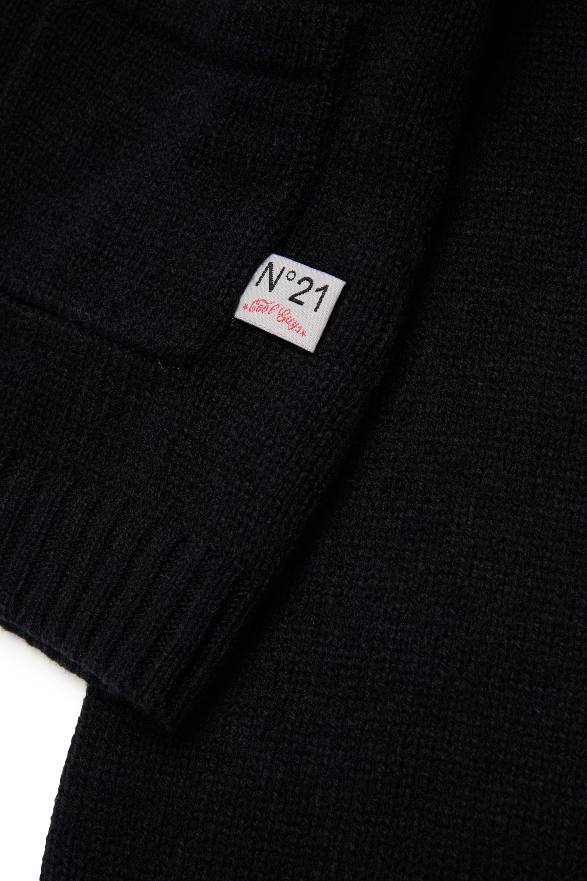 N21 CARDIGAN CON MOTIVO JACQUARD SUL RETRO