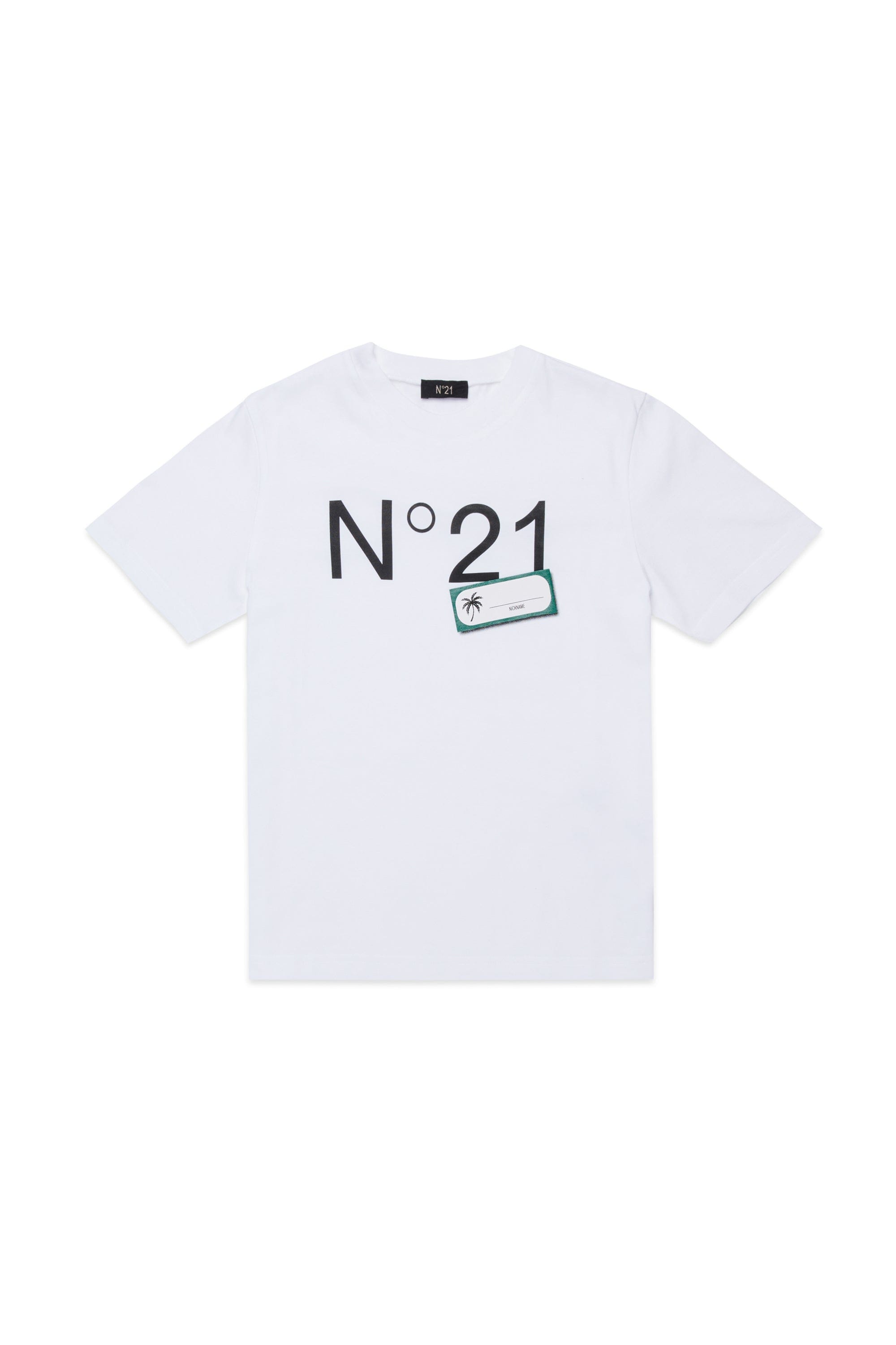 N21 T-Shirt con logo e etichetta personalizzabile