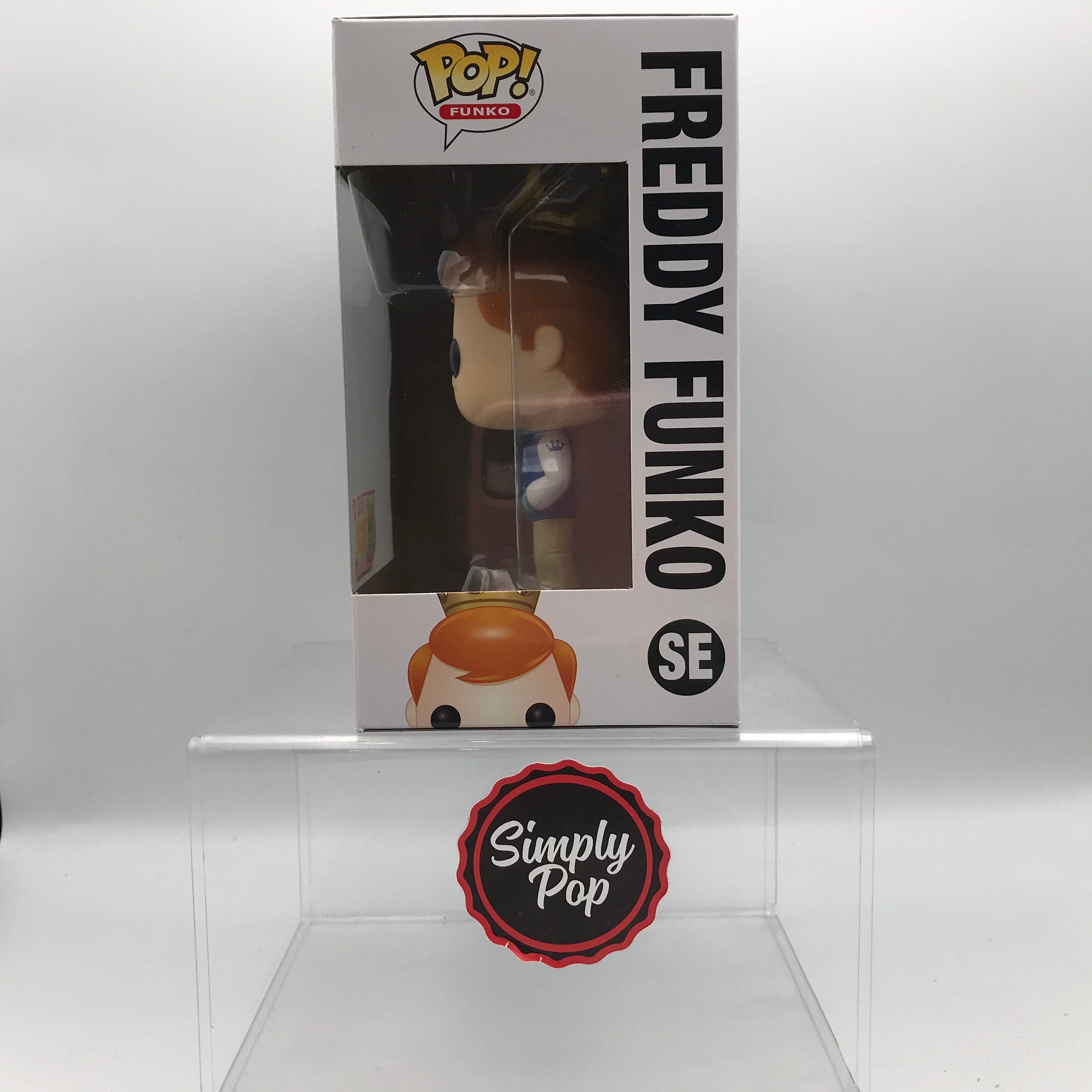 Funko Pop Freddy Funko Letterman / Varsity Jacket #SE 2018 SDCC Limited Edition to 5000 PCS