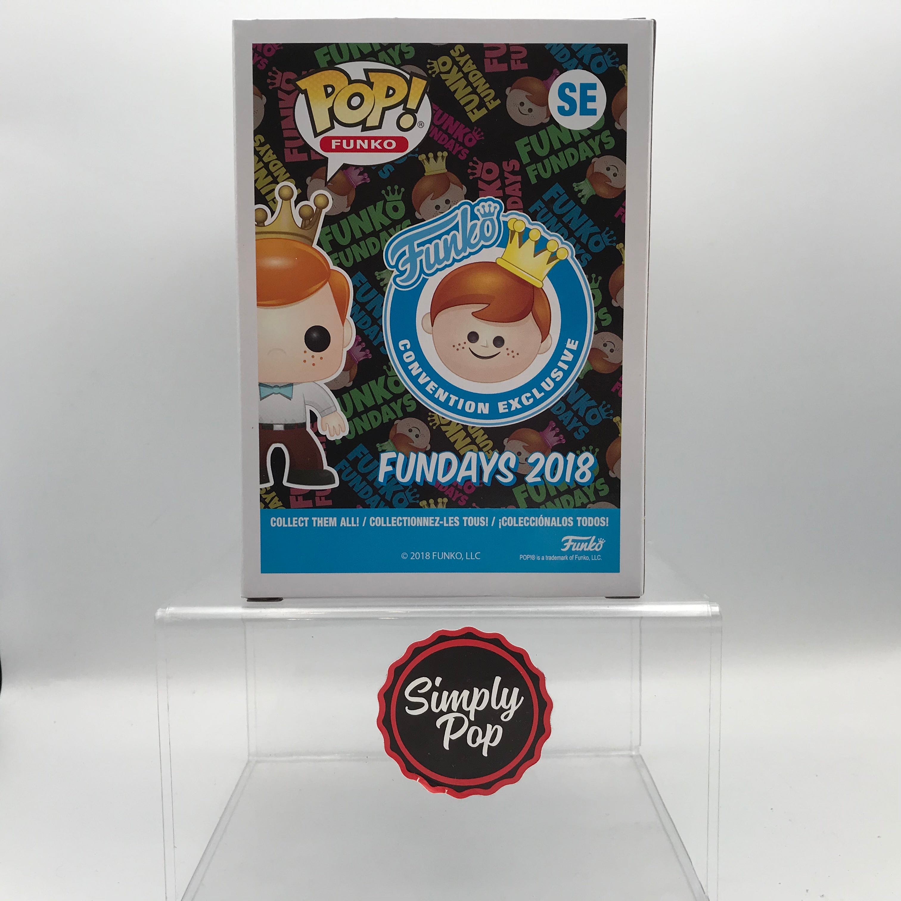 Funko Pop Freddy Funko Letterman / Varsity Jacket #SE 2018 SDCC Limited Edition to 5000 PCS