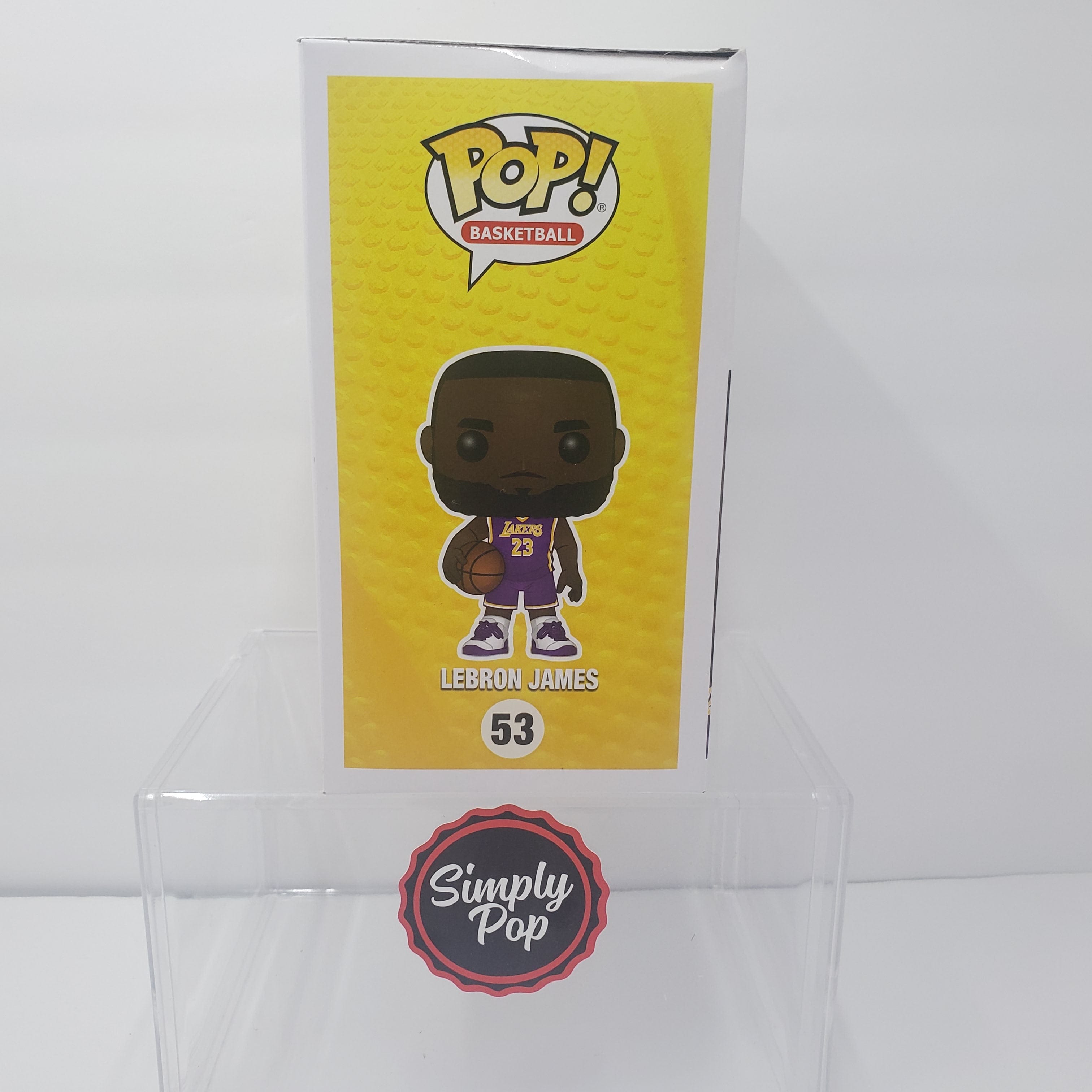 Funko Pop LeBron James #53 Purple Jersey Lakers Basketball
