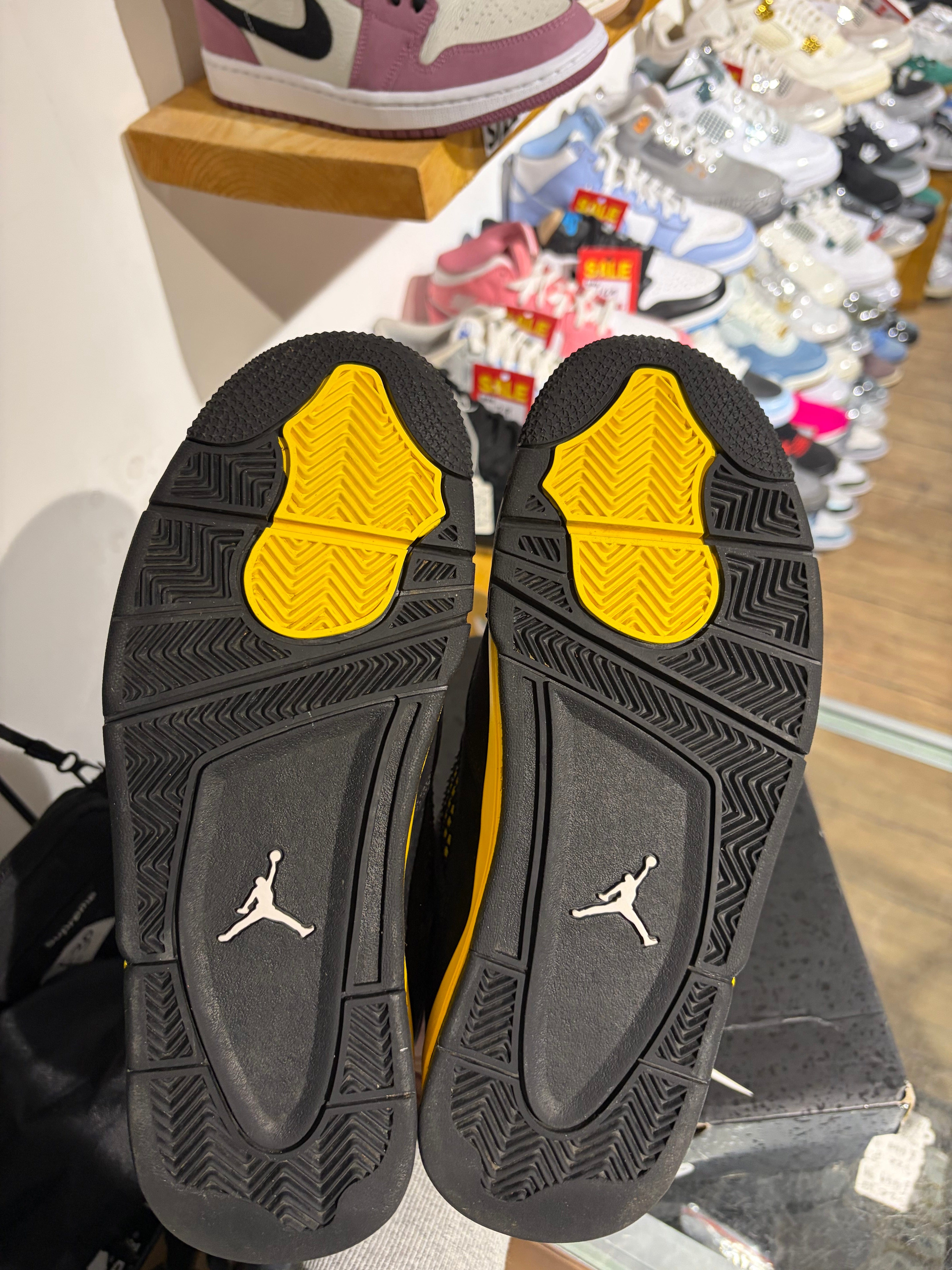 Nike Air Jordan 4 Yellow Thunder UK 7