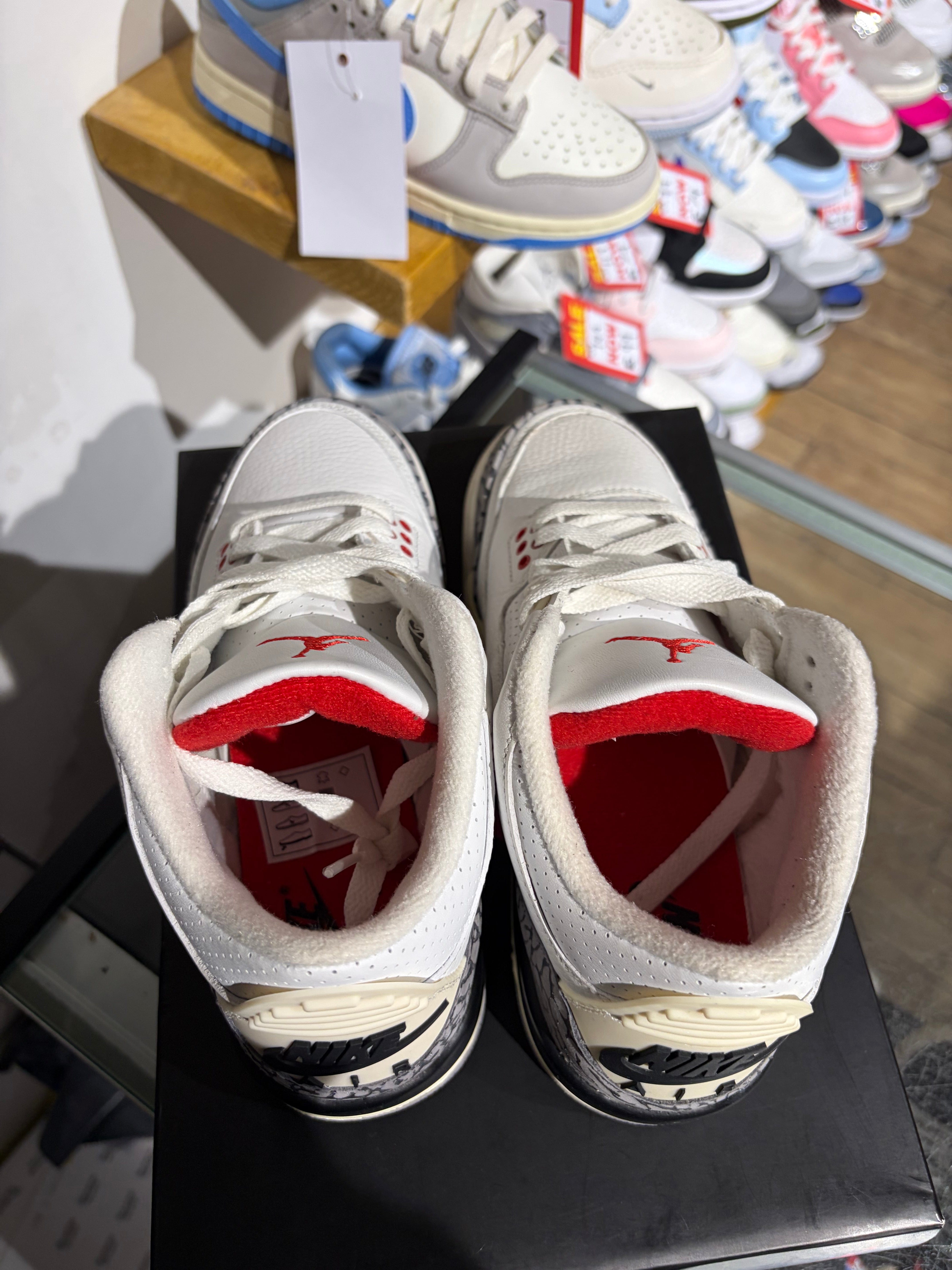 Air Jordan 3 White Cement Reimagined GS UK 4.5