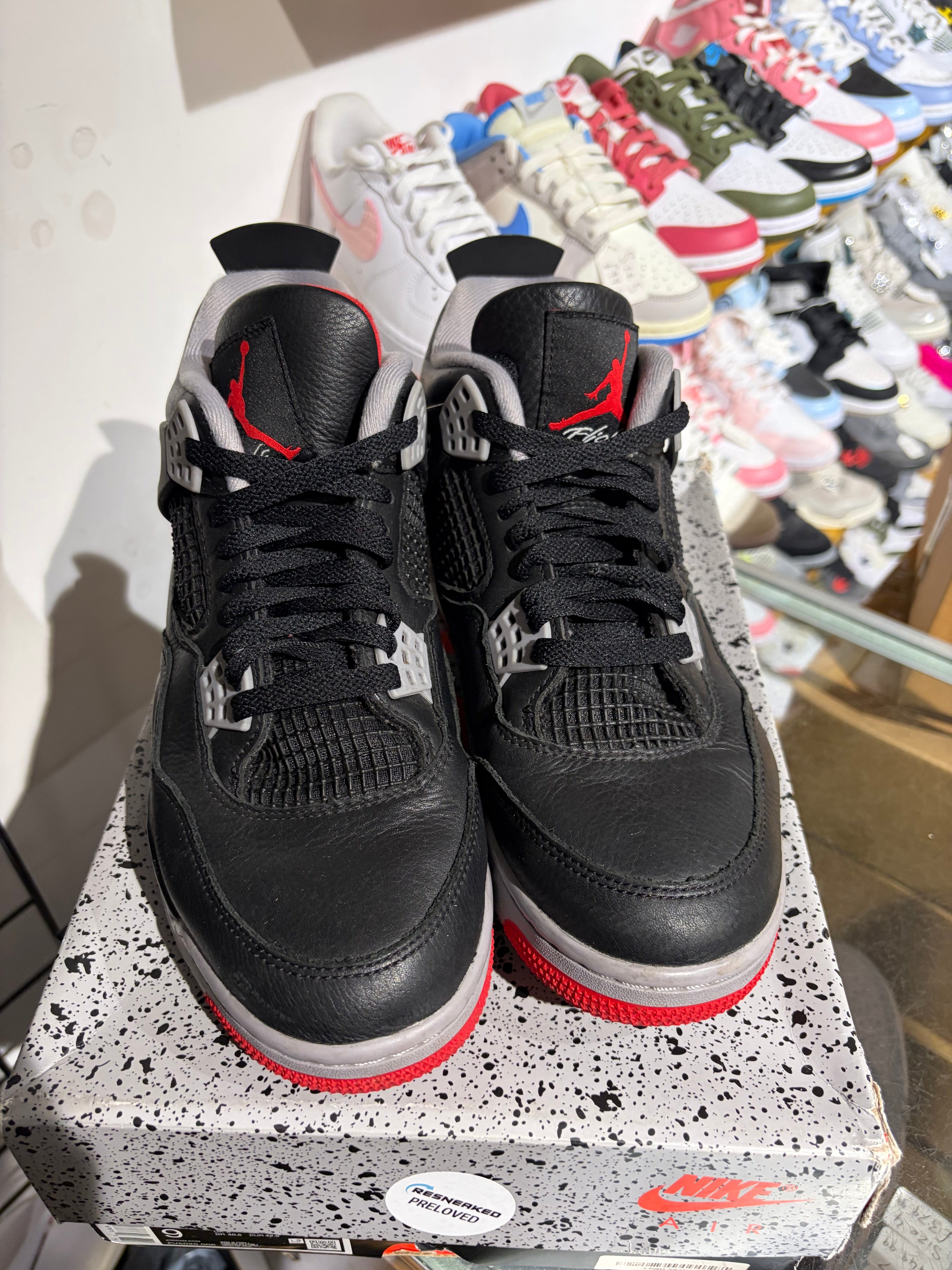 Air Jordan 4 Bred UK 8