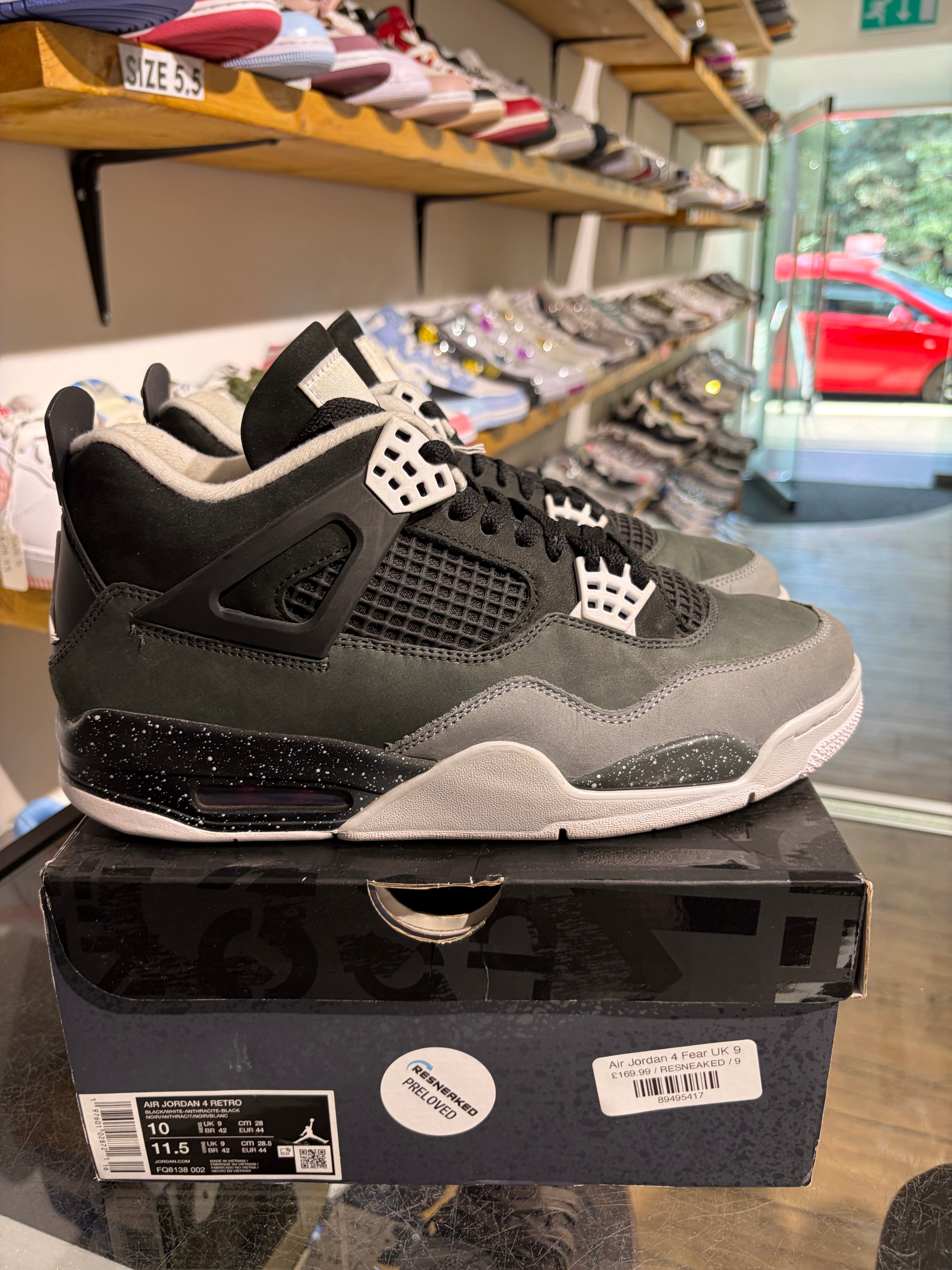 Air Jordan 4 Fear UK 9