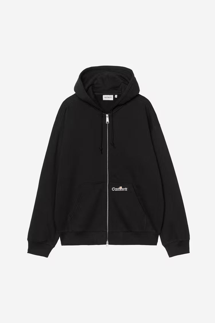 Carhartt WIP Label Sweat Jacket - Black