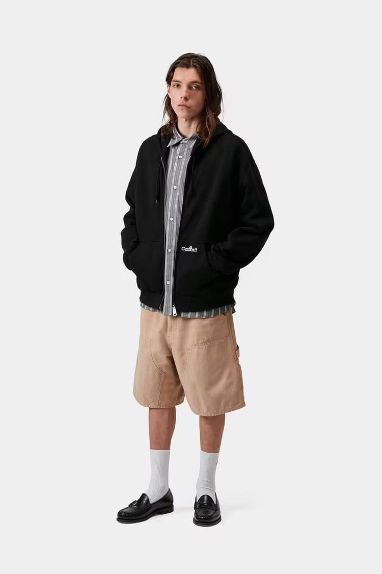 Carhartt WIP Label Sweat Jacket - Black
