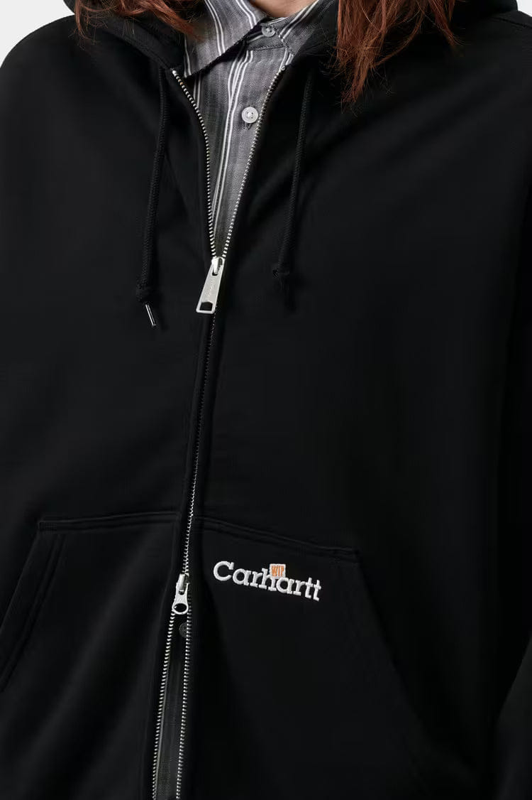 Carhartt WIP Label Sweat Jacket - Black