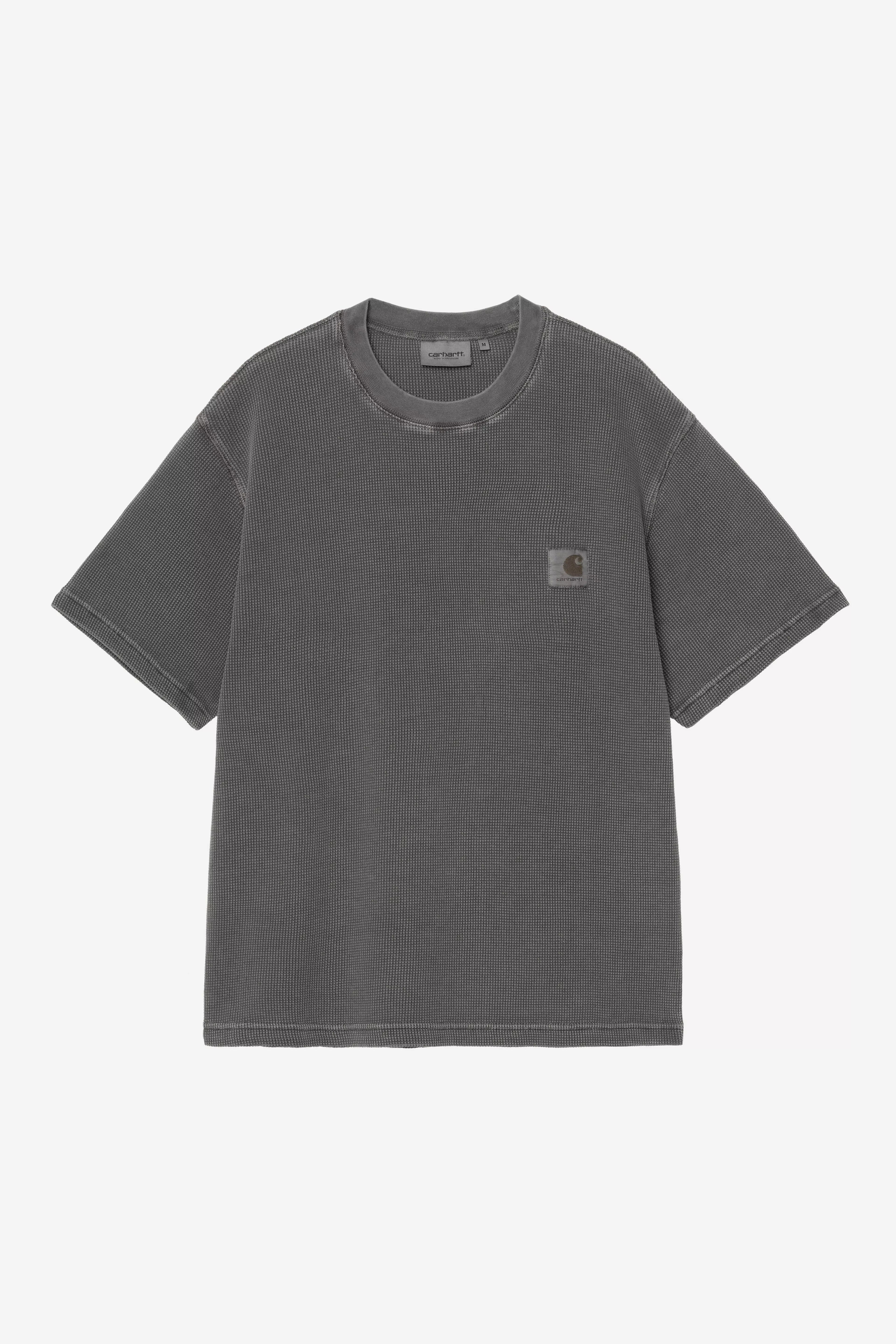Carhartt WIP Nelson Waffle T-Shirt - Black