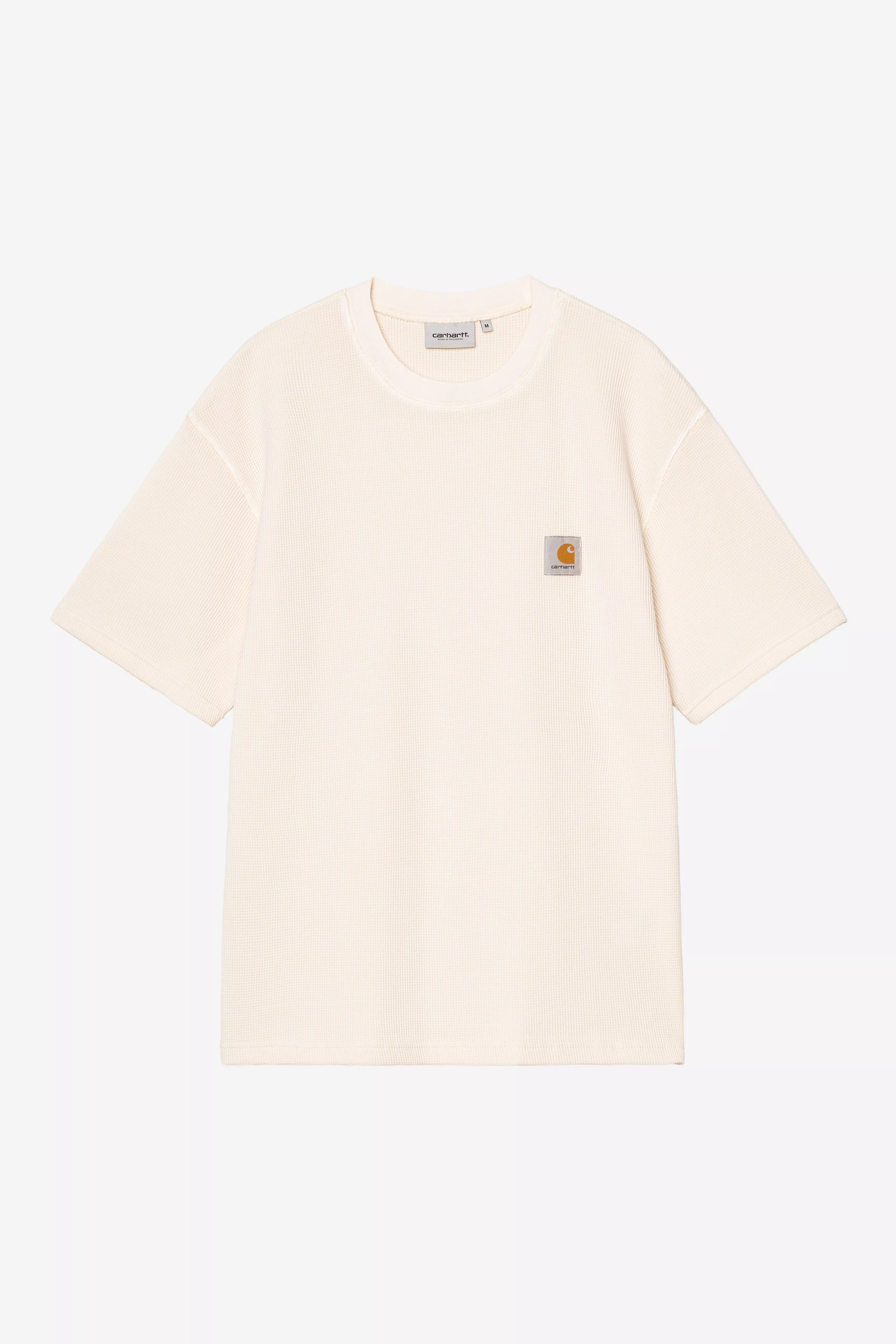 Carhartt WIP Nelson Waffle T-Shirt - Natural