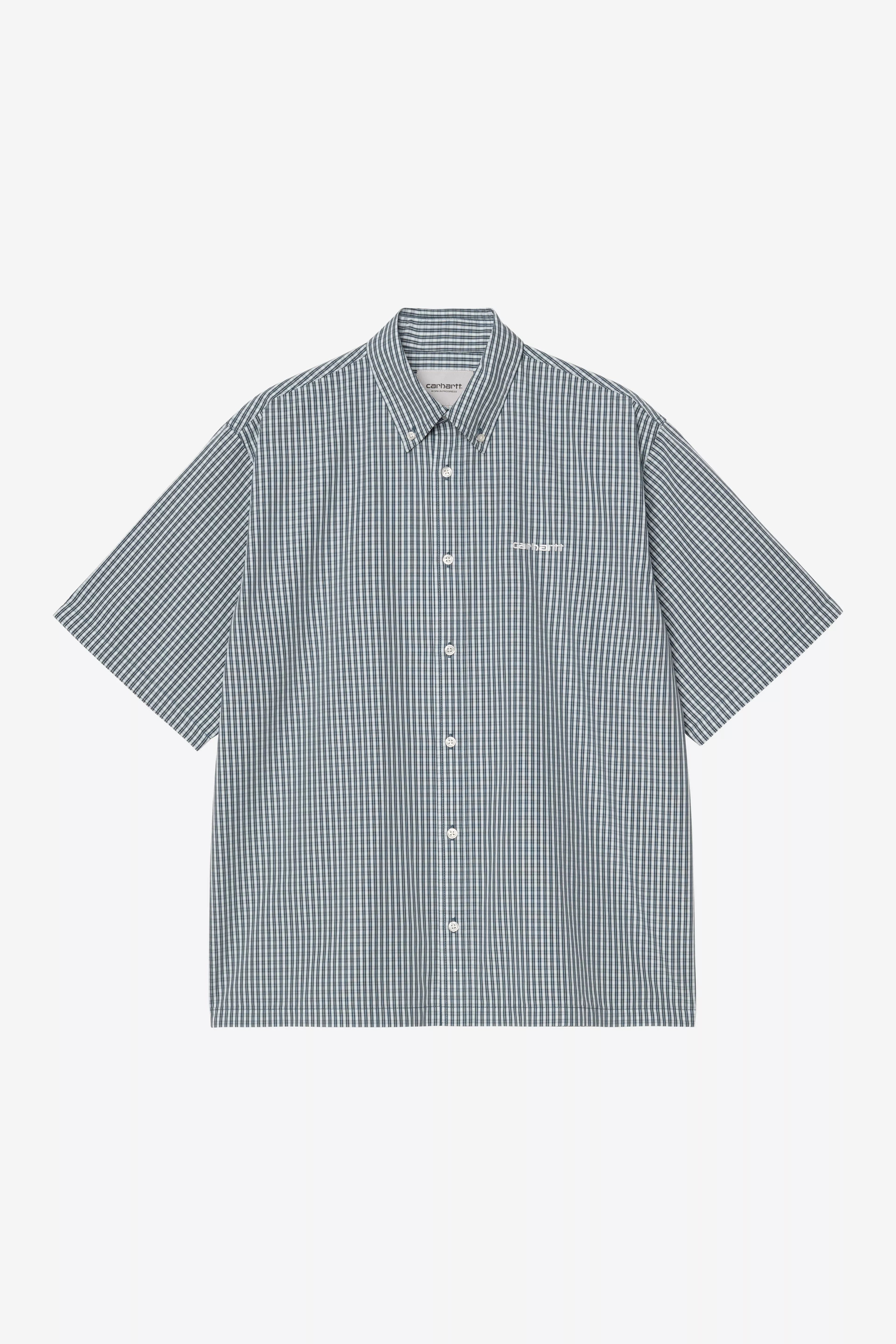 Carhartt WIP Groff Shirt - Groff Check / Blue River
