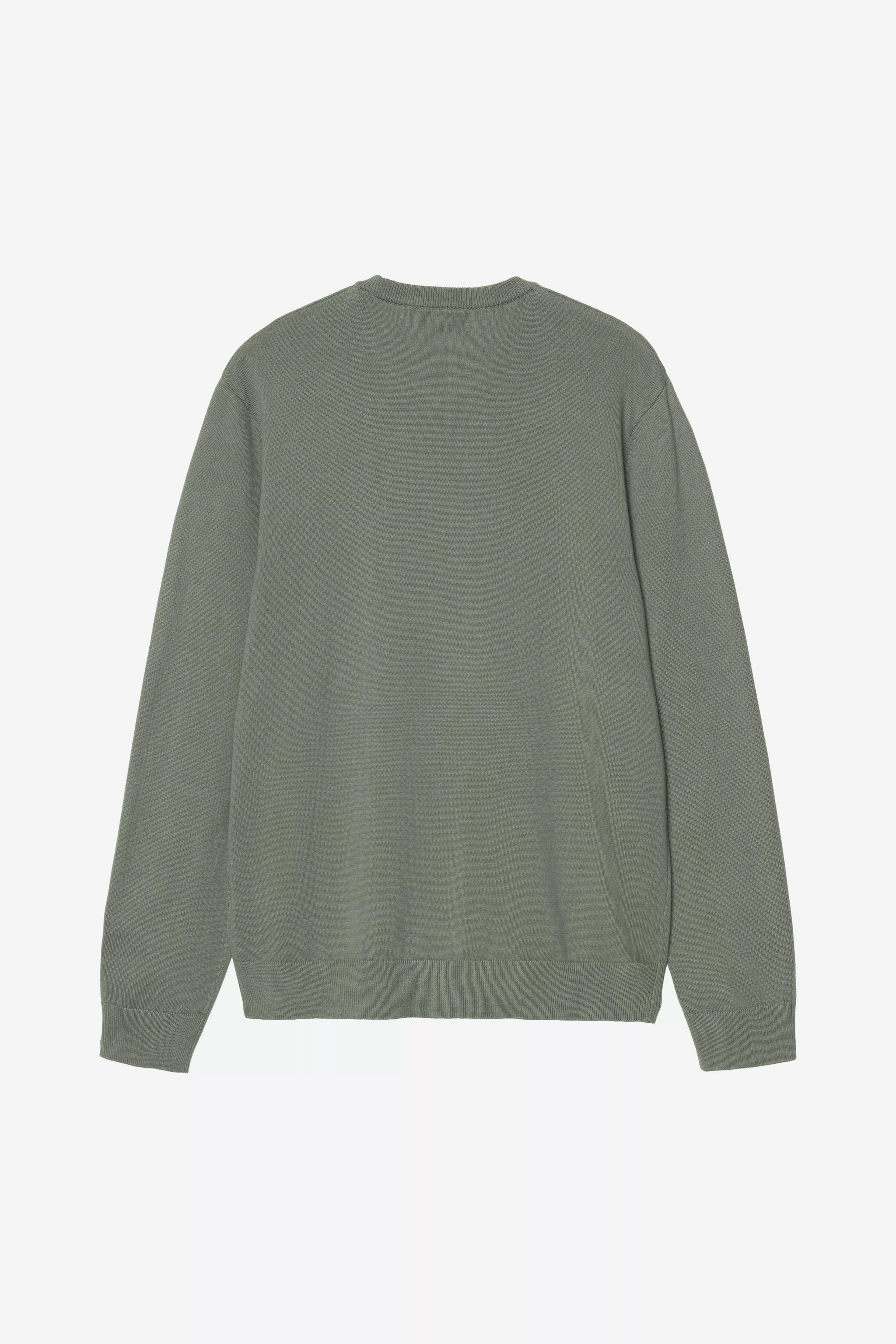 Carhartt WIP Madison Sweater - Velvet Green / White