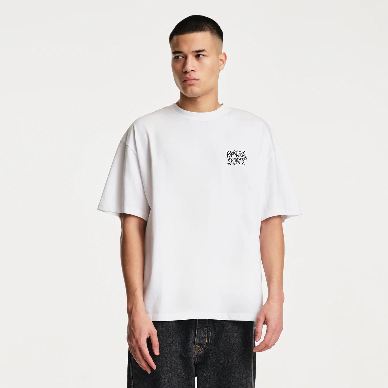 Parlez Reach Oversized T-Shirt - White