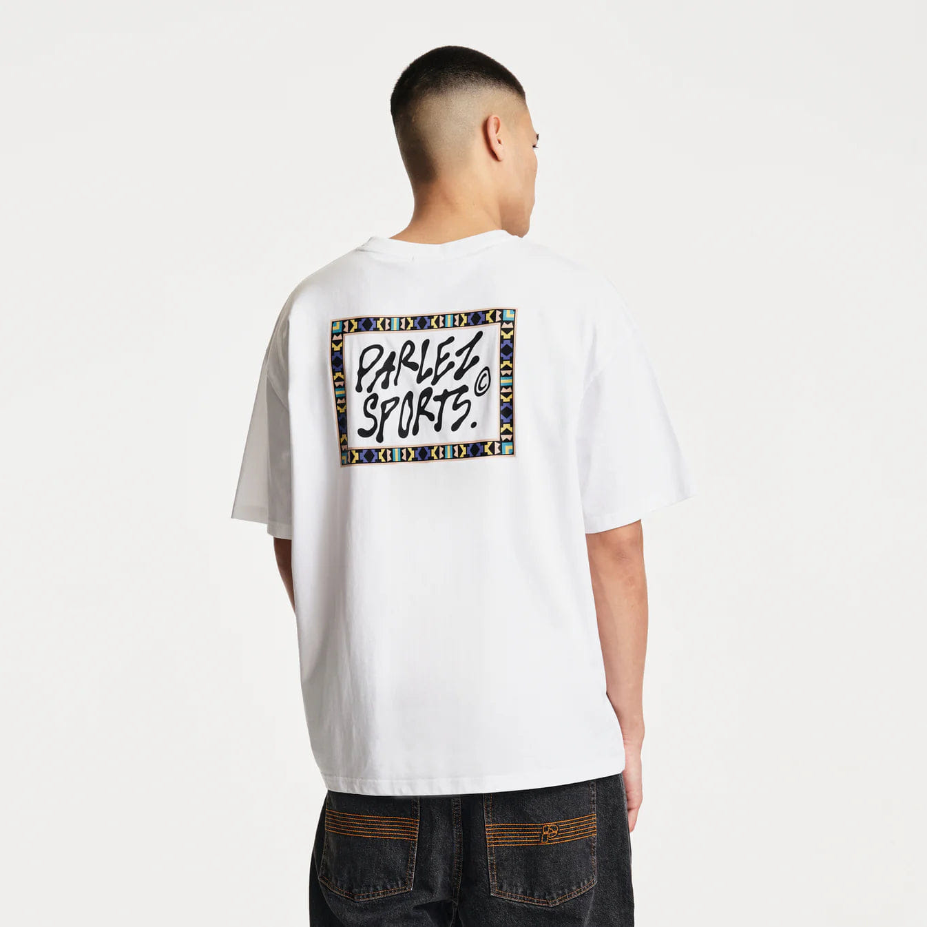 Parlez Reach Oversized T-Shirt - White