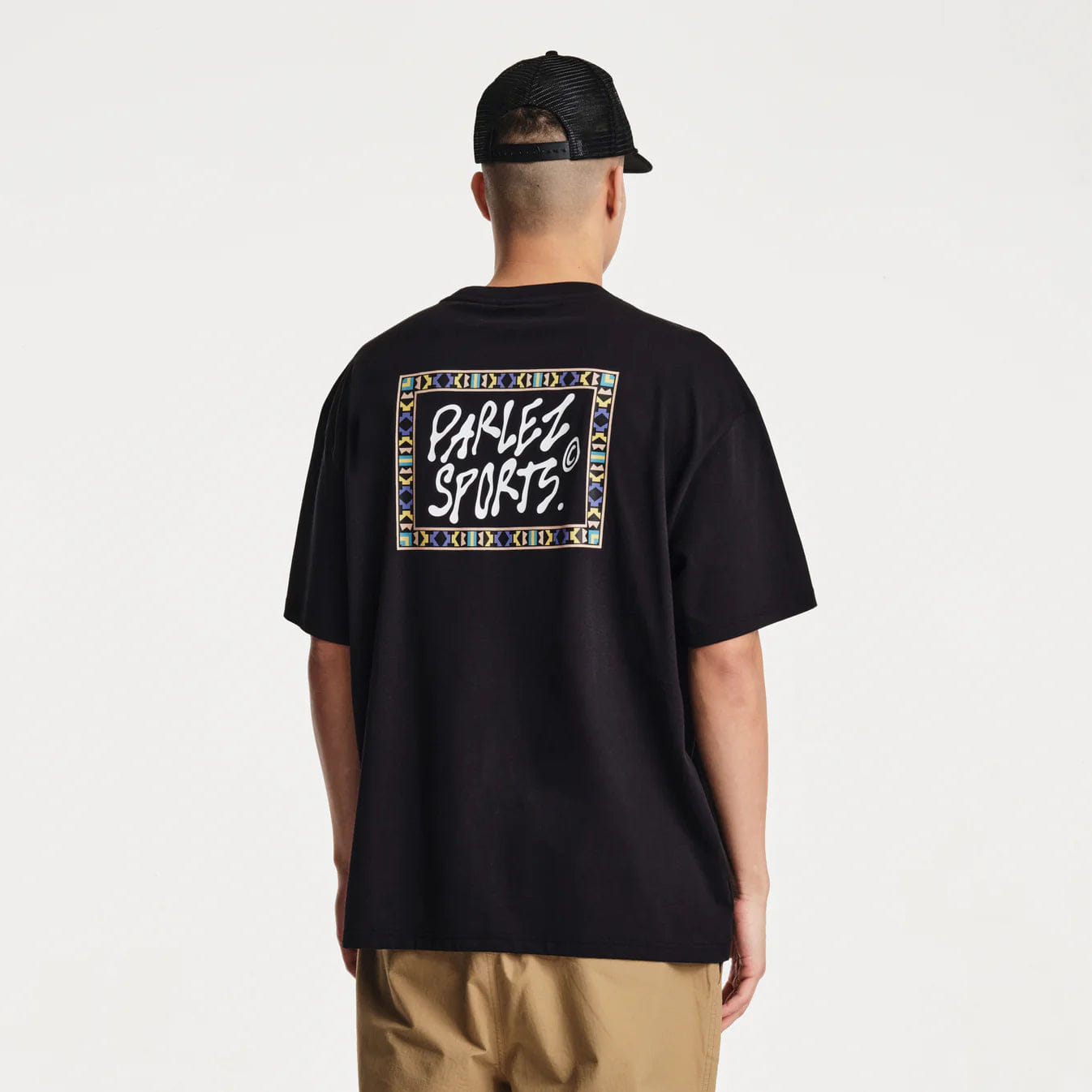 Parlez Reach Oversized T-Shirt - Black