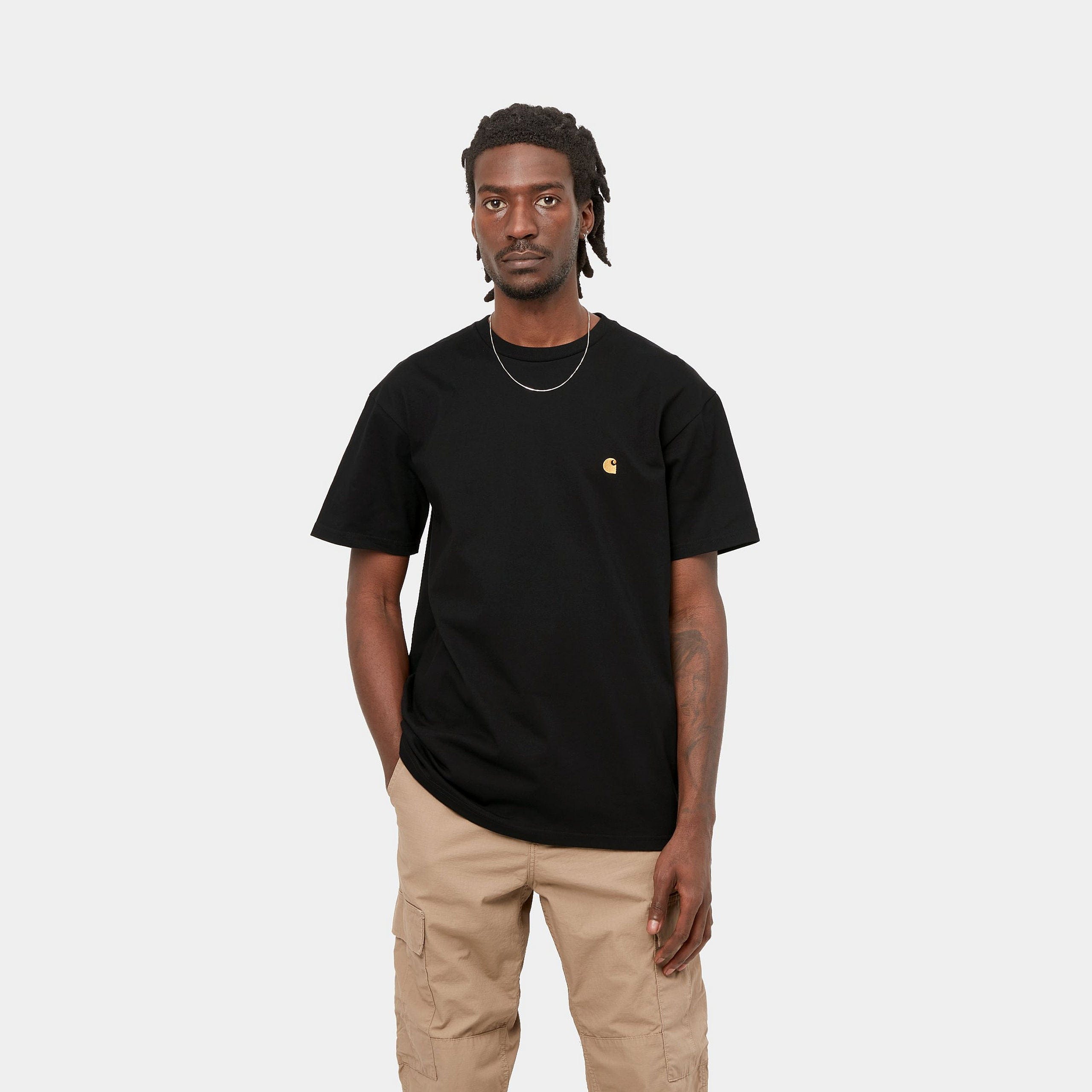 Carhartt WIP Chase T-Shirt - Black