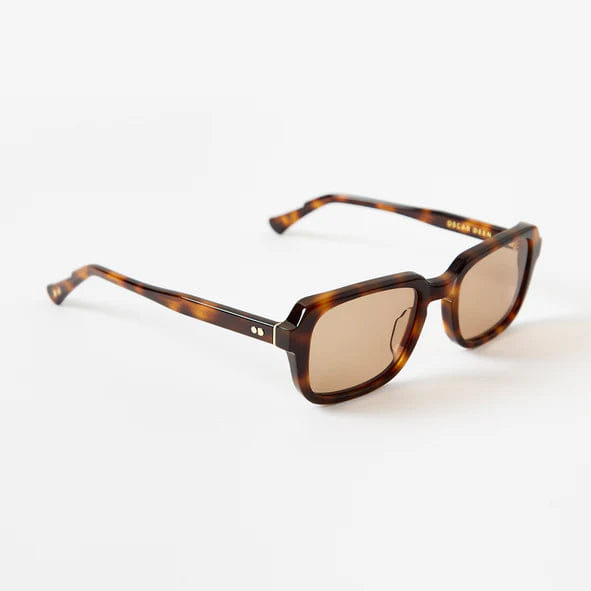 Oscar Deen Nelson Sunglasses - Tortoise / Sunset Orange Lenses