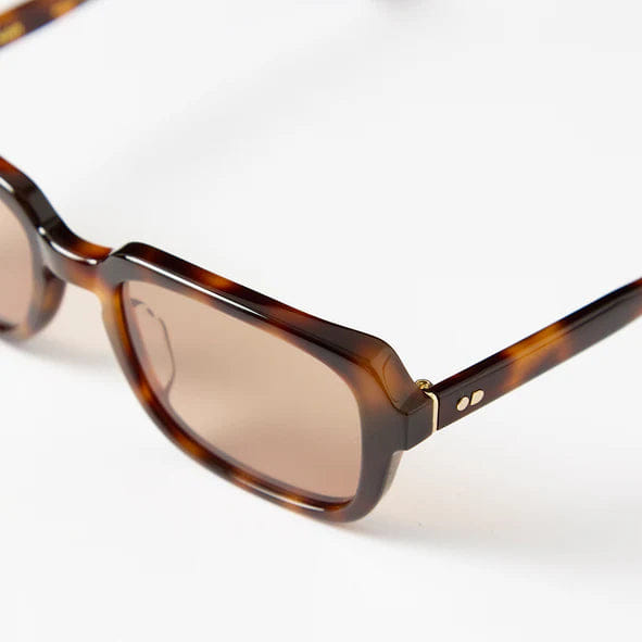 Oscar Deen Nelson Sunglasses - Tortoise / Sunset Orange Lenses