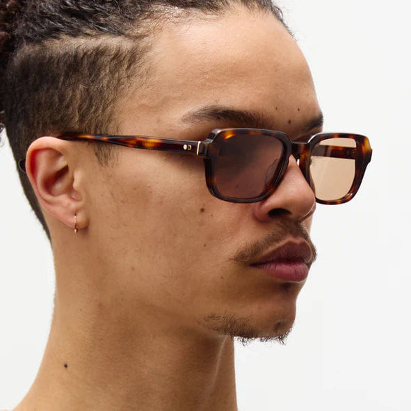 Oscar Deen Nelson Sunglasses - Tortoise / Sunset Orange Lenses
