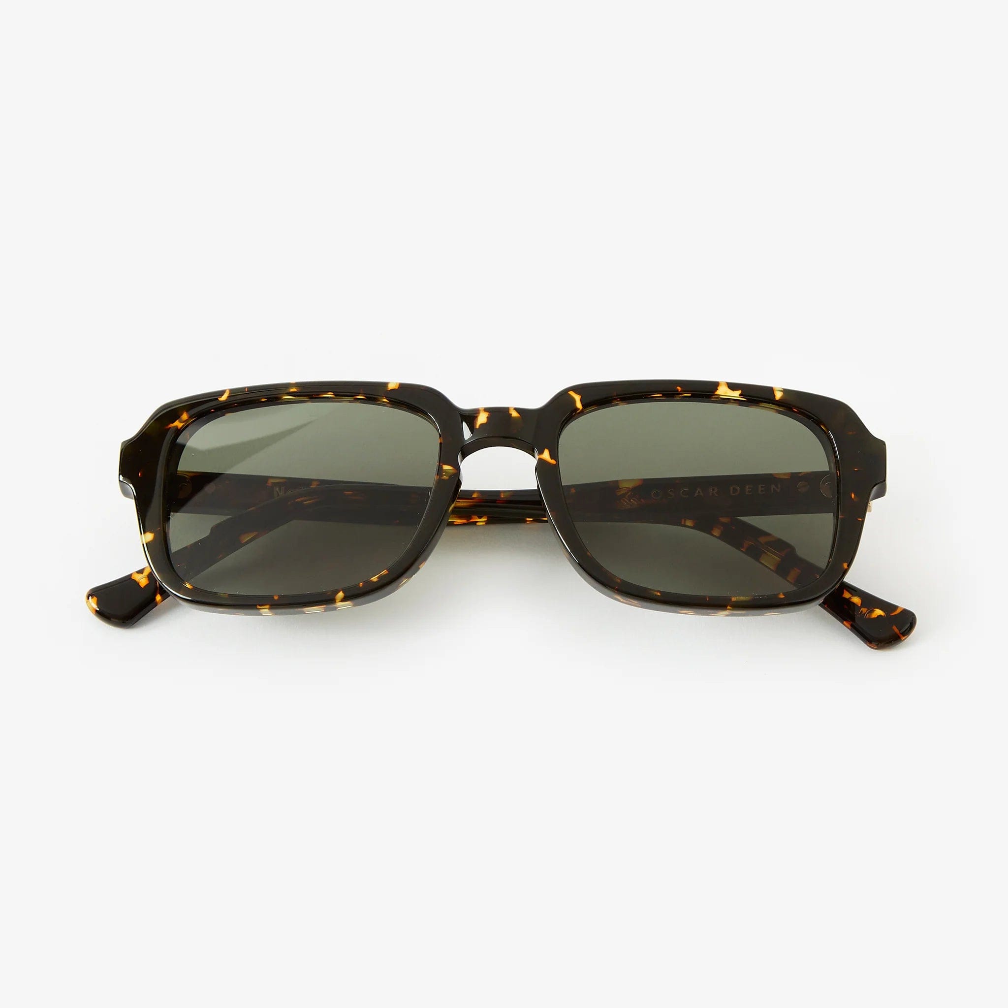 Oscar Deen Nelson Sunglasses - Ember / Green Lenses
