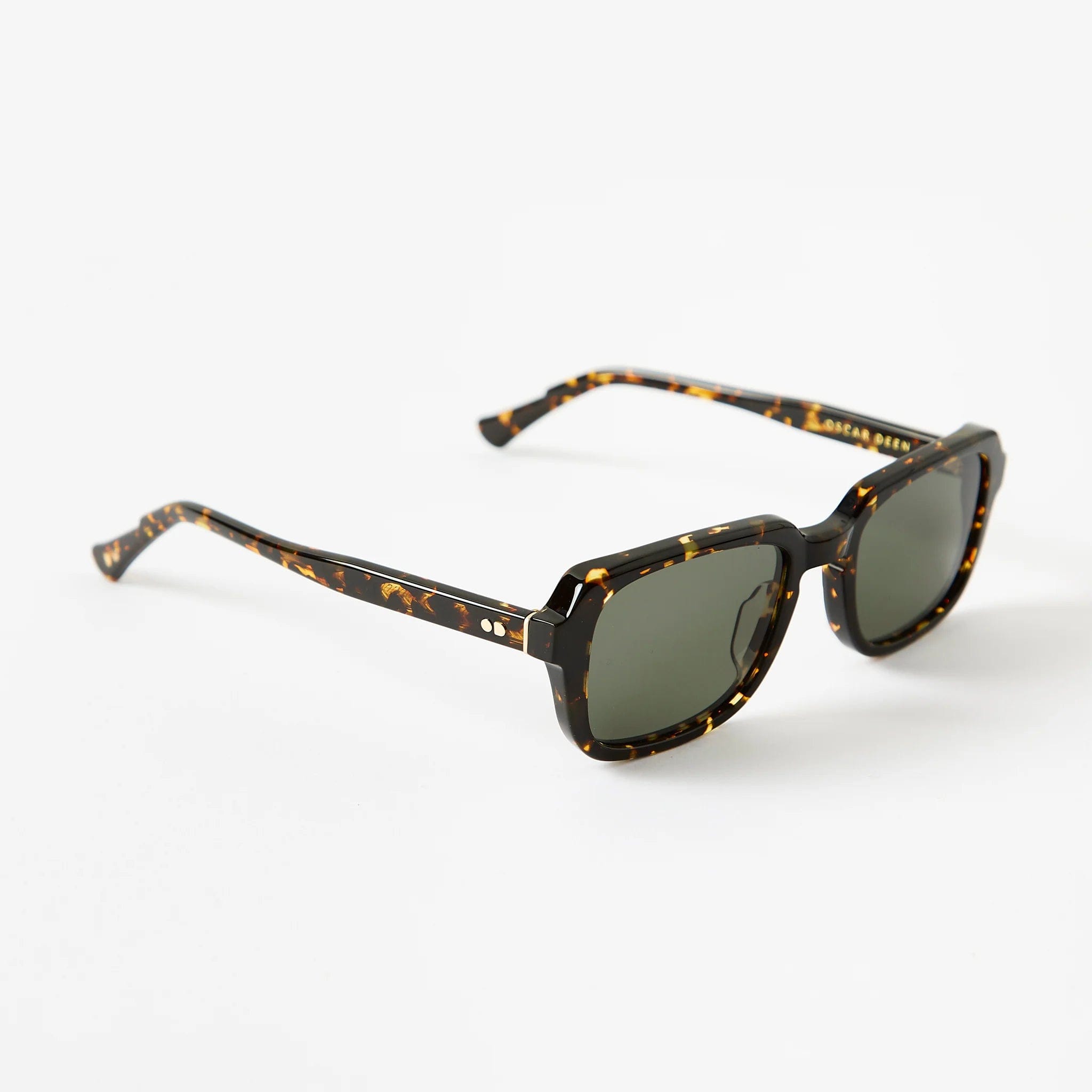 Oscar Deen Nelson Sunglasses - Ember / Green Lenses