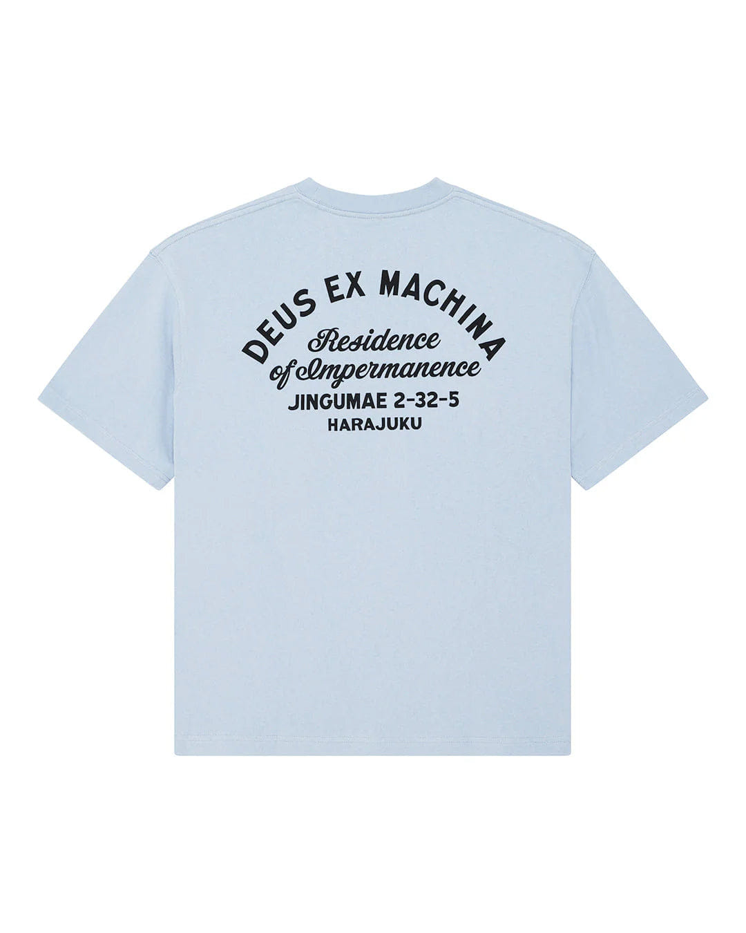 Deus Ex Machina Harajuku Sign T-Shirt - Cerulean Blue