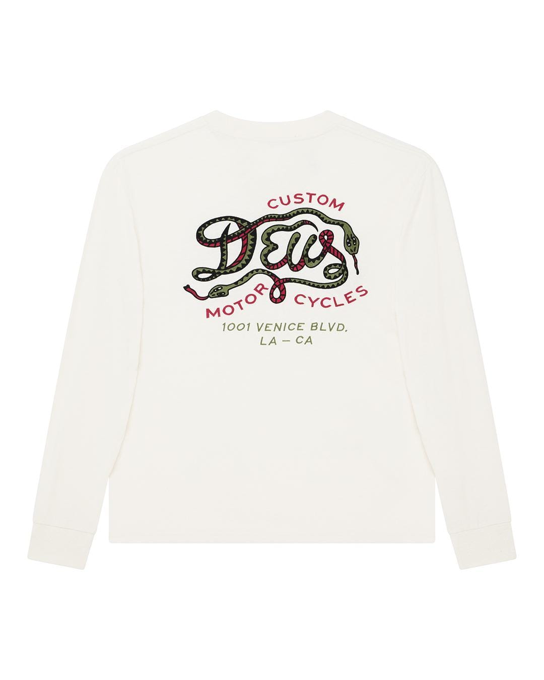 Deus Ex Machina Danger Noodle LS T-Shirt - Dirty White