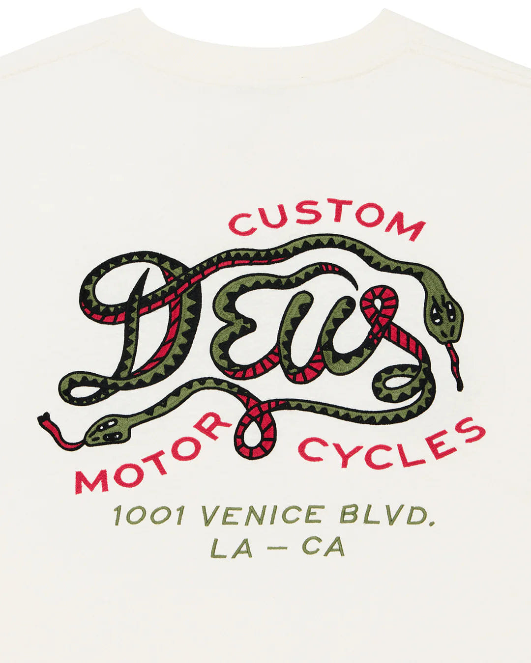 Deus Ex Machina Danger Noodle LS T-Shirt - Dirty White