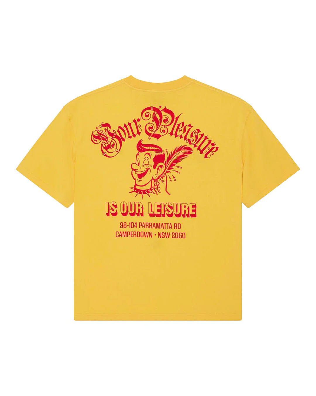 Deus Ex Machina Ruff And Smooth T-Shirt - Citrus Yellow