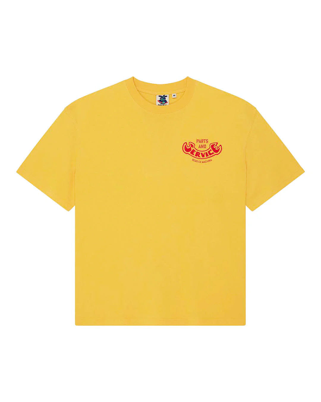 Deus Ex Machina Ruff And Smooth T-Shirt - Citrus Yellow