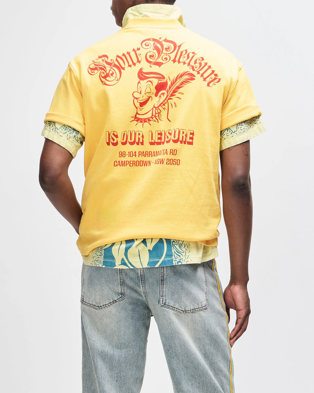 Deus Ex Machina Ruff And Smooth T-Shirt - Citrus Yellow