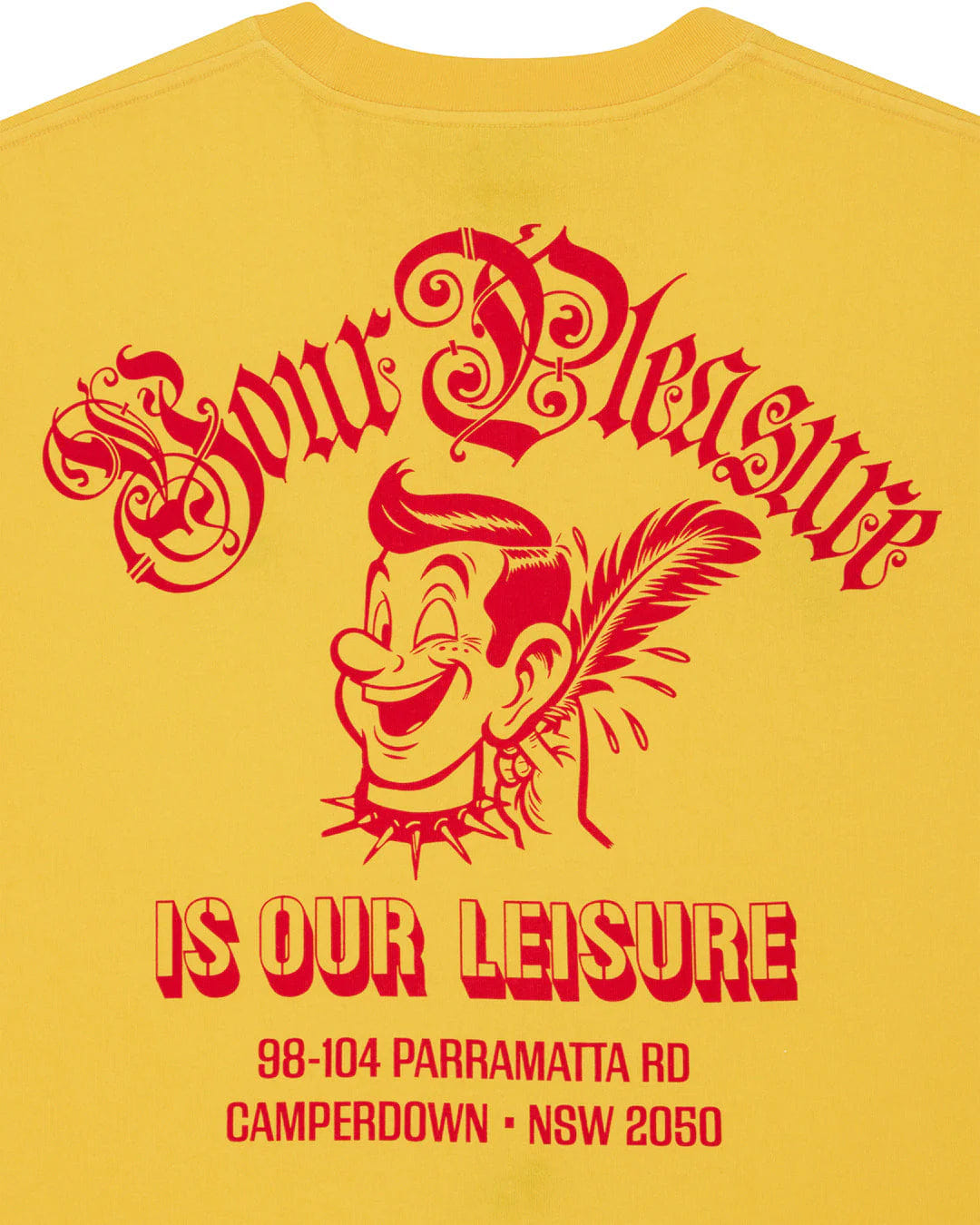 Deus Ex Machina Ruff And Smooth T-Shirt - Citrus Yellow