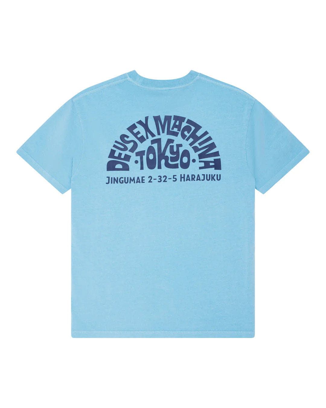 Deus Ex Machina Tokyo Address T-Shirt - Bonnie Blue
