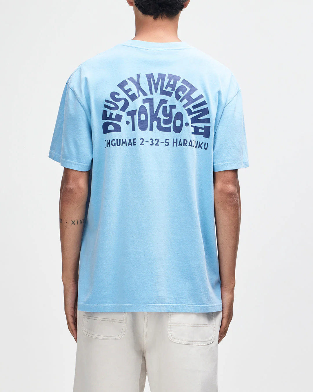 Deus Ex Machina Tokyo Address T-Shirt - Bonnie Blue